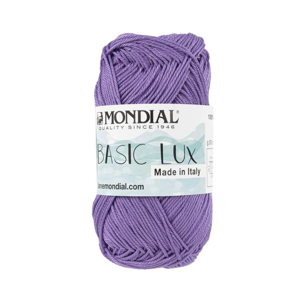 basic lux mondial - wisteria (155) - 50gr (120mt) | 1pc