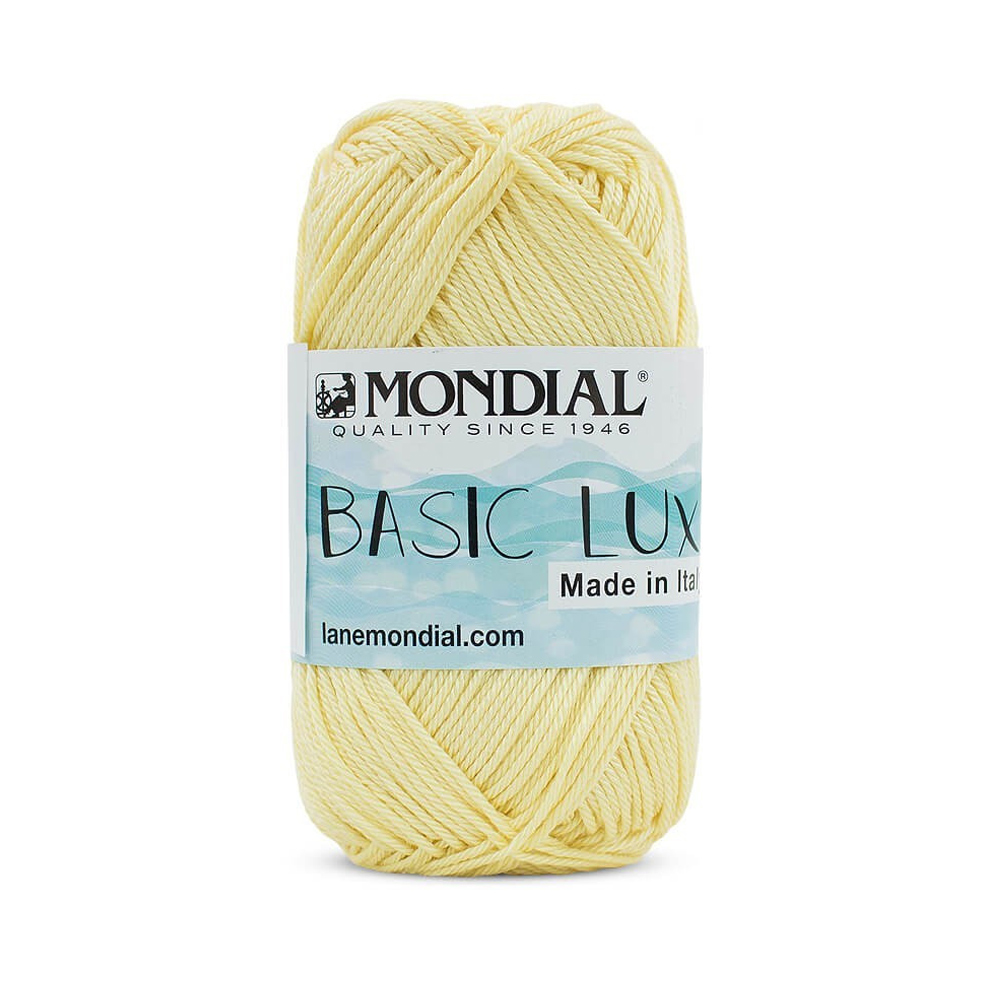 basic lux mondial - baby yellow (191) - 50gr (120mt) | 1pc