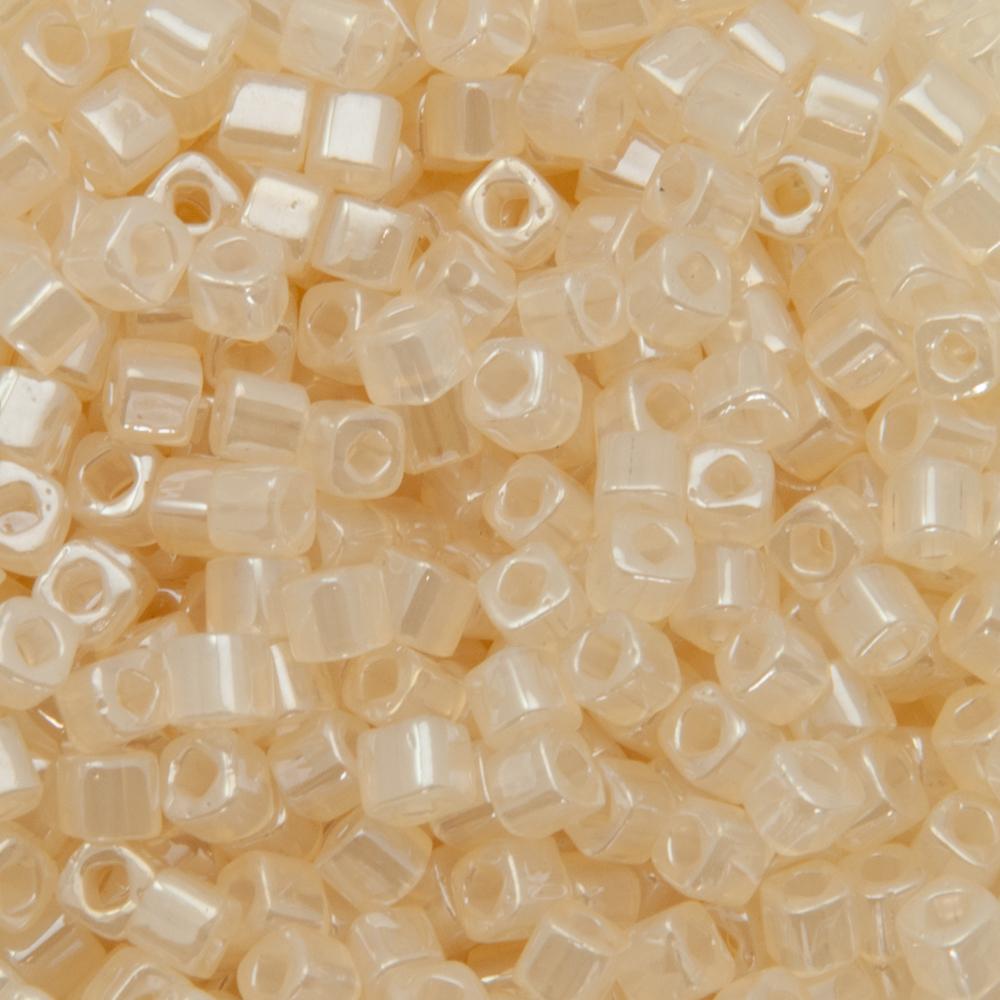 cube toho beads 3mm - ceylon light ivory (147) | 10gr