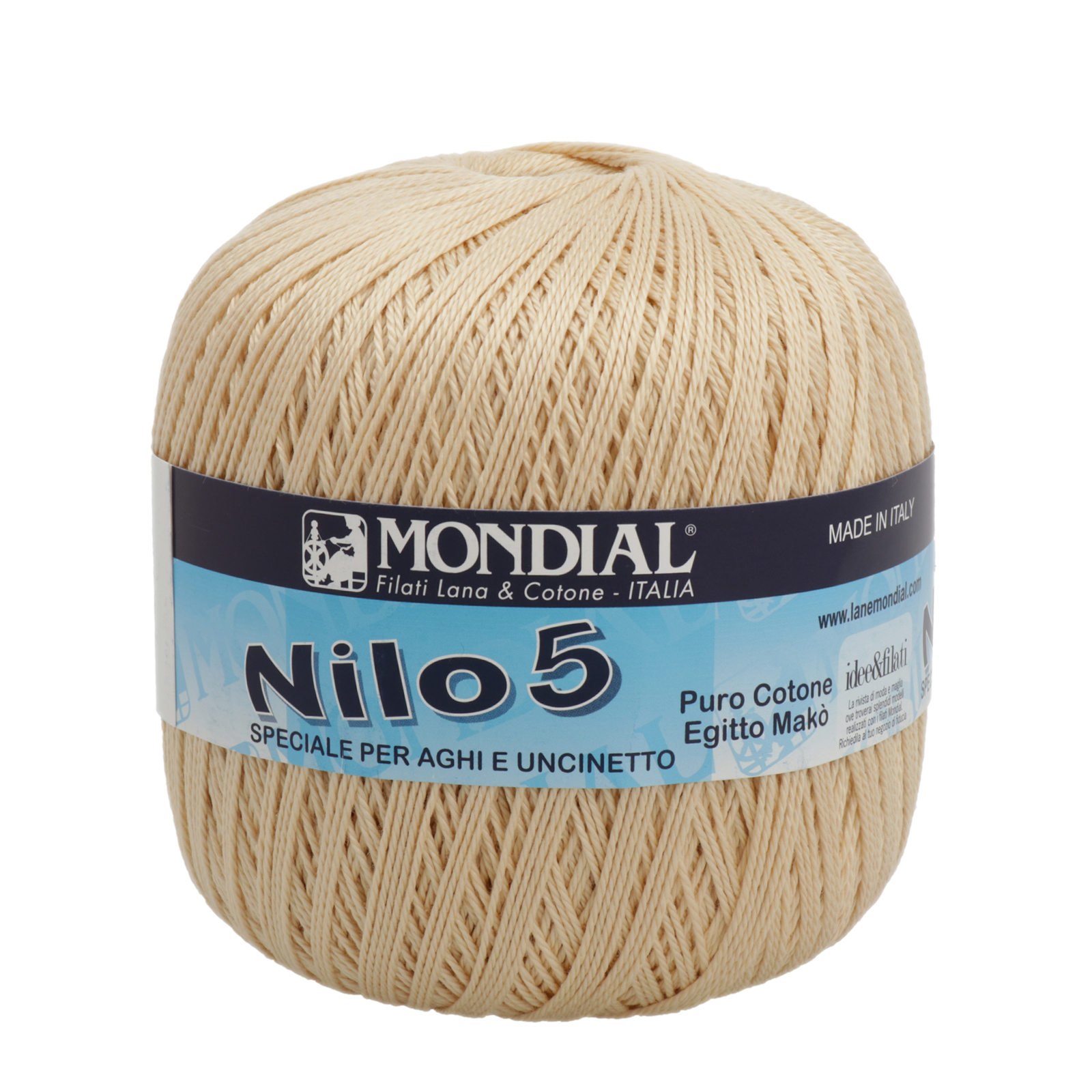nilo 5 mondial - avorio (466) - 100gr (280mt) | 1pc