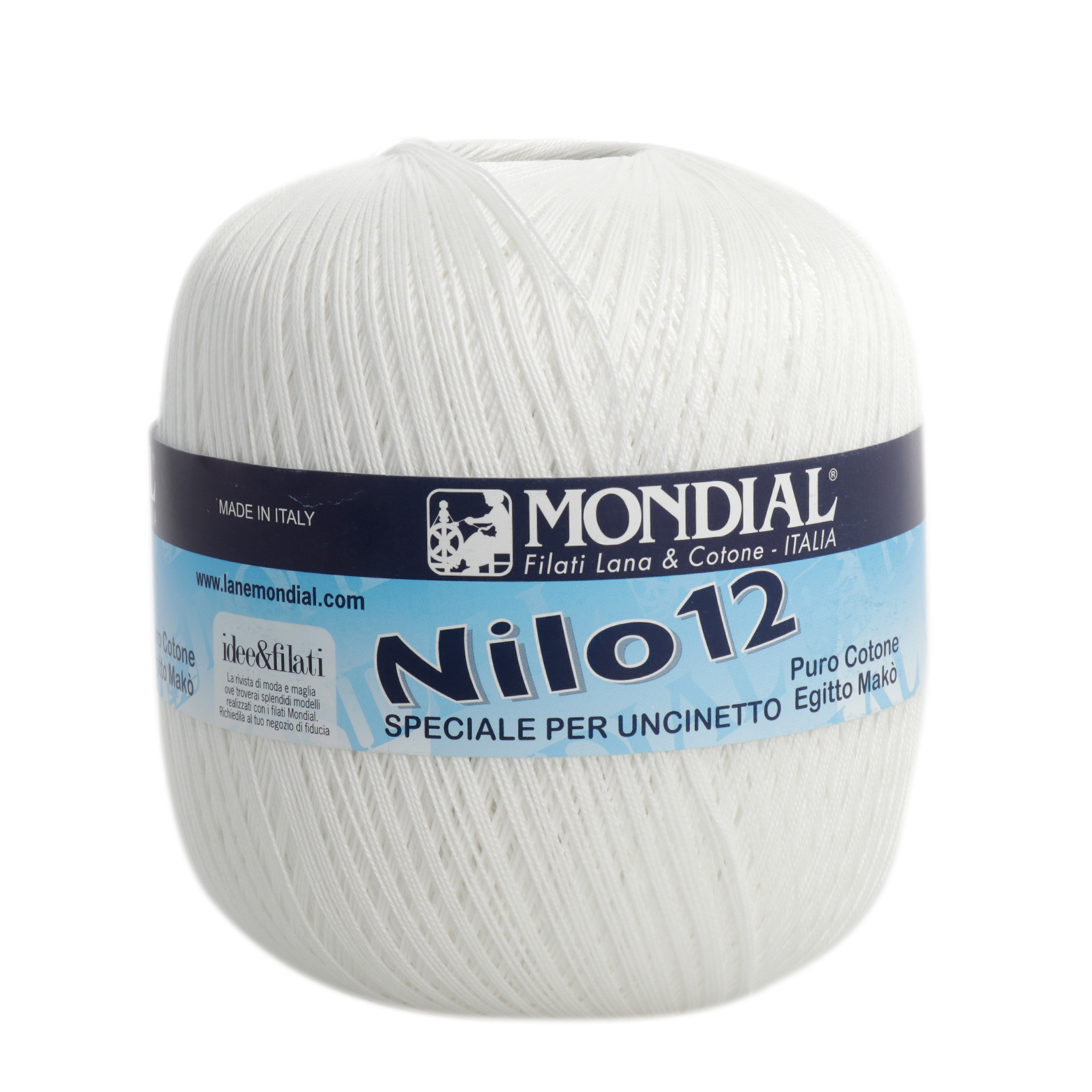 nilo 12 mondial - white (100) - 100gr (678mt) | 1pc