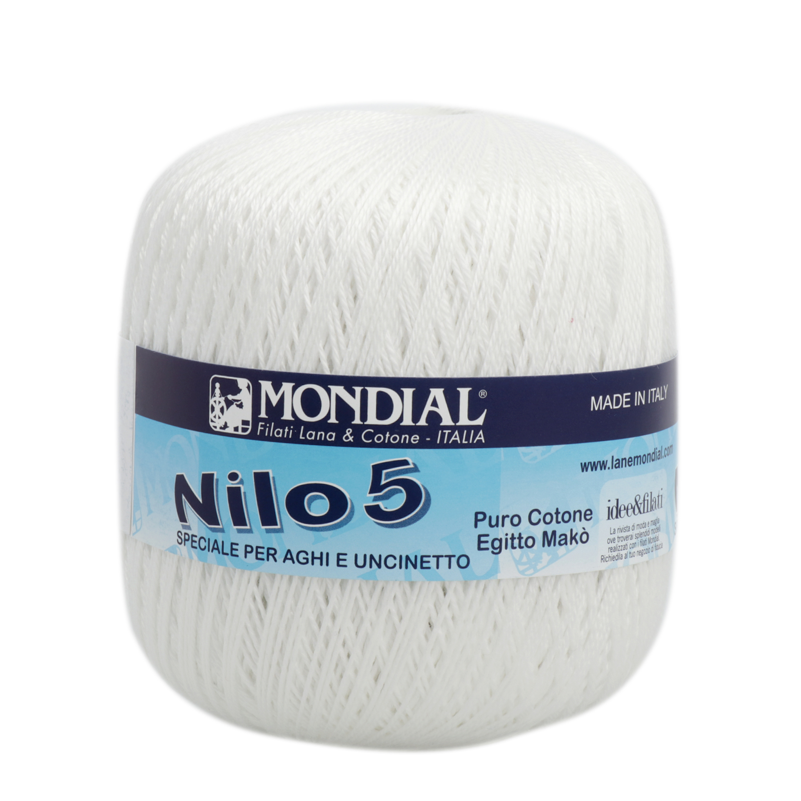 nilo 5 mondial - white (100) - 100gr (280mt) | 1pc