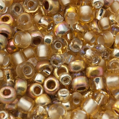 rocailles toho beads mix - kintaro-gold (3206) | 10gr