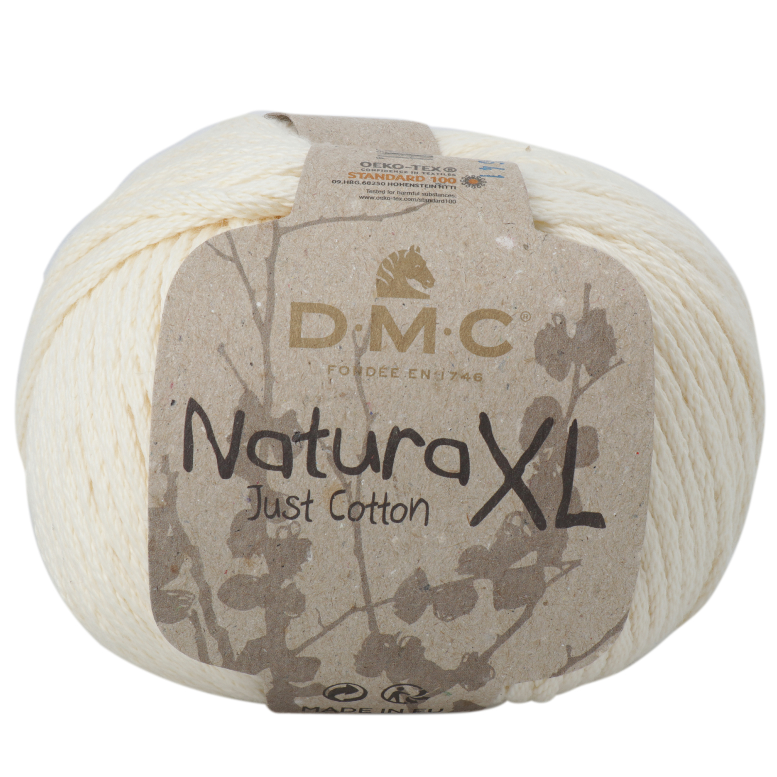 natura xl dmc yarn - ecrù (03) - 100gr (75mt) | 1pc