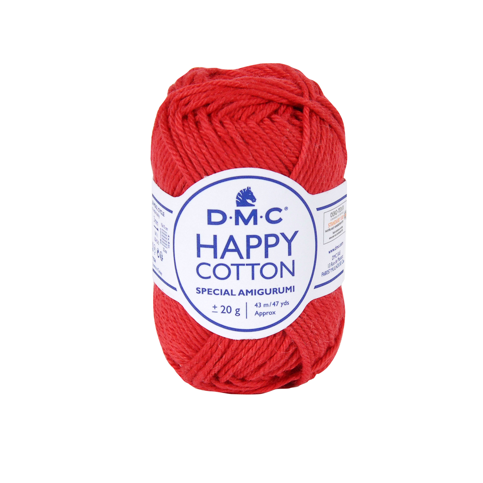 happy cotton amigurumi dmc - rot (789) - 20gr (43mt) | 1st