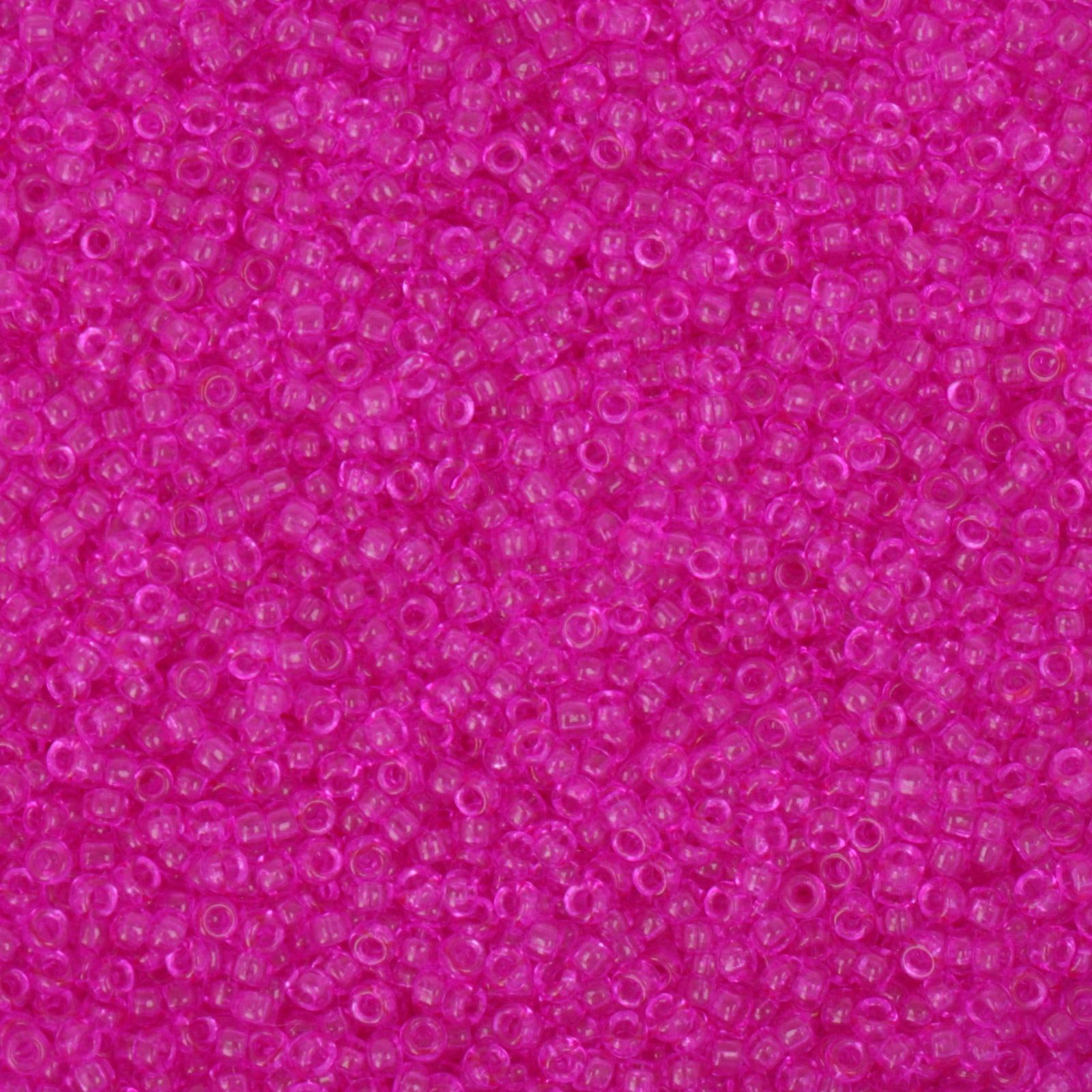 miyuki rocailles 15/0 - dyed transparent fuchsia (1310) | 10gr