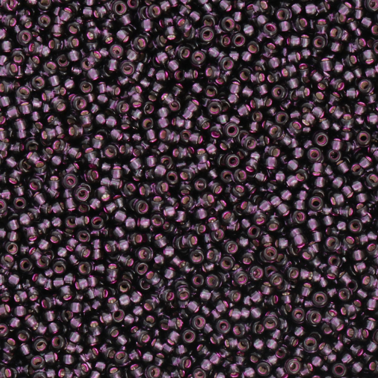 miyuki rocailles 15/0 - dyed silver-lined wine (1428) | 10gr