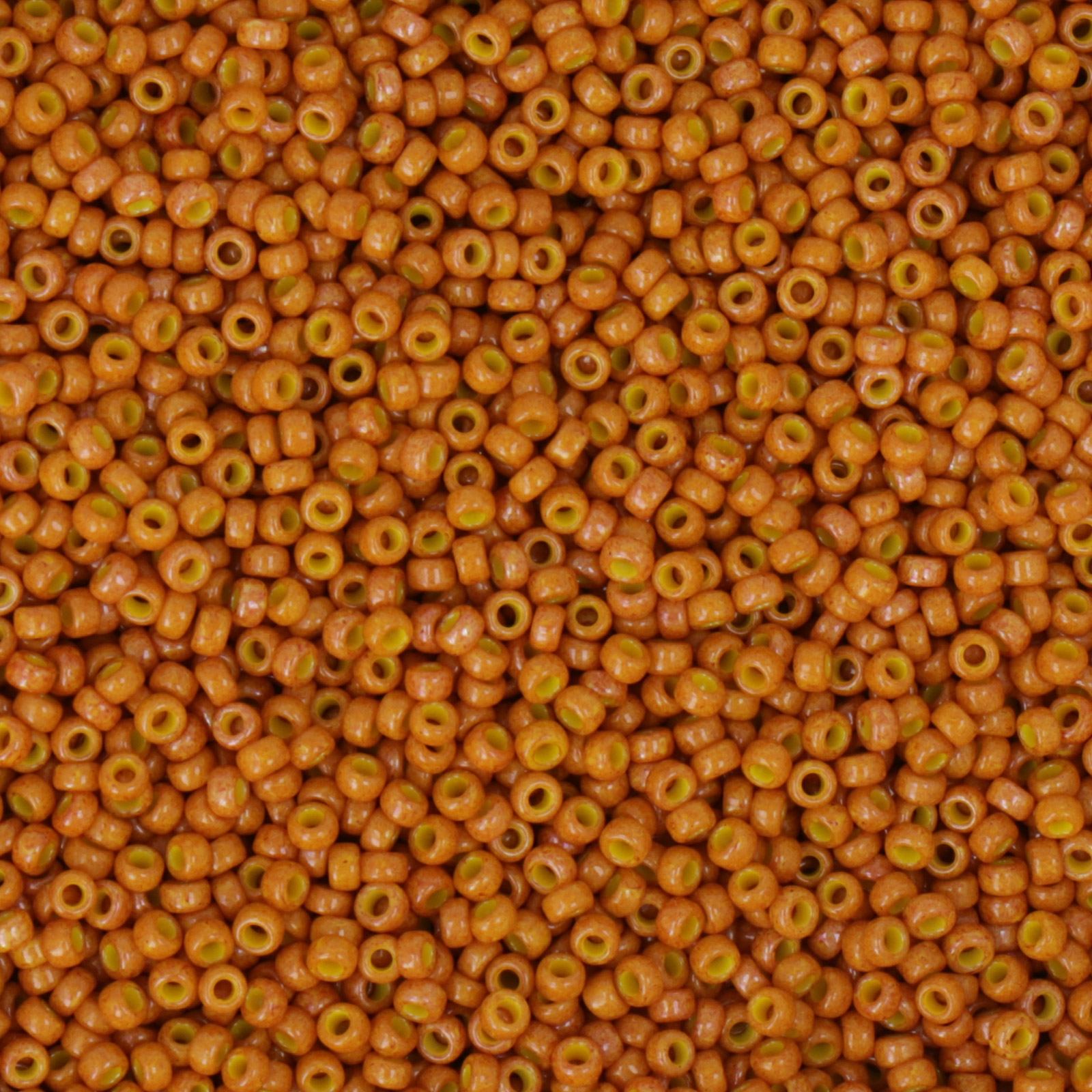 miyuki rocailles 15/0 - dyed opaque pumpkin (1479) | 10gr