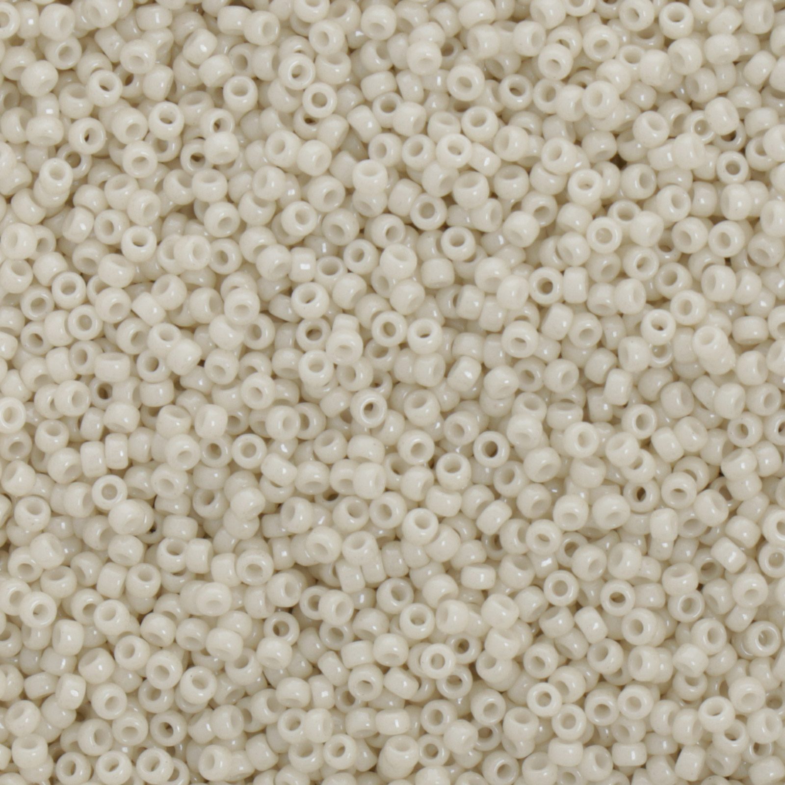 miyuki rocailles 15/0 - opaque limestone luster (600) | 10gr