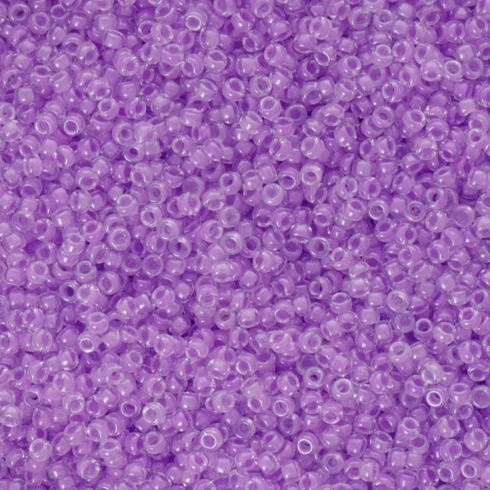 miyuki rocailles 15/0 - color-lined violet/crystal (222) | 10gr