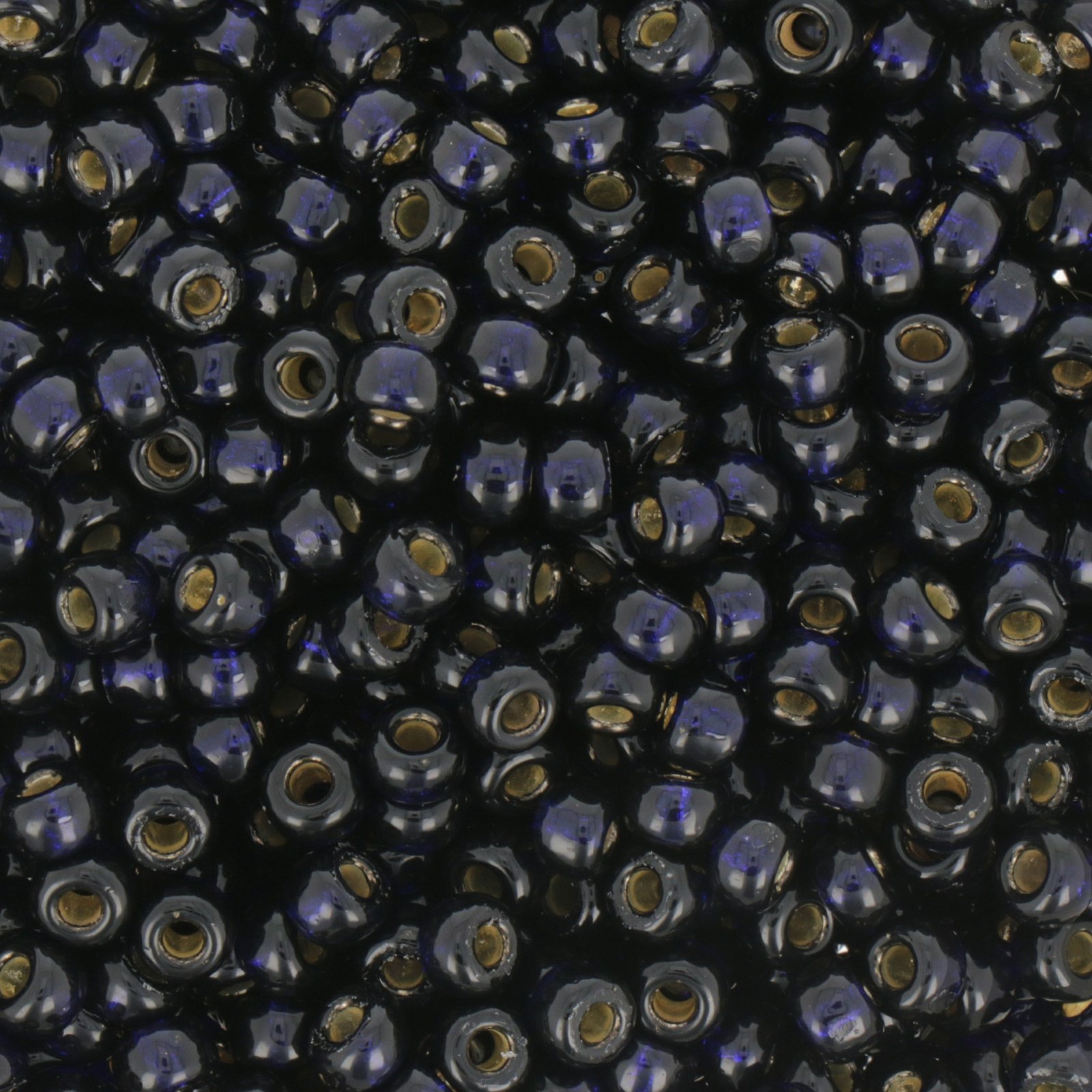 miyuki rocailles 6/0 - duracoat silver-lined dark navy blue (4282) | 10gr