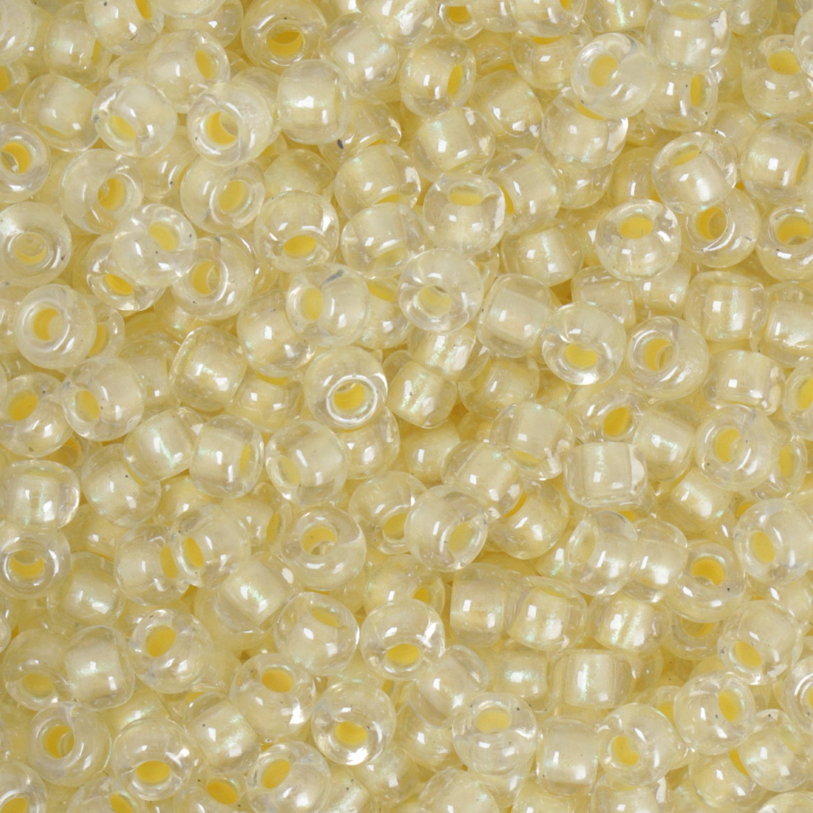 miyuki rocailles 6/0 - inside dyed pearlize cream (4603) | 10gr