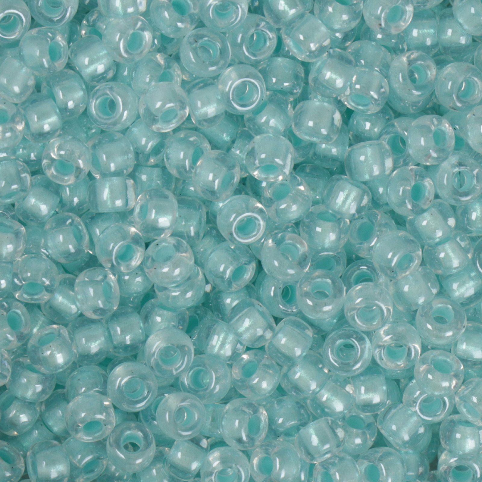 miyuki rocailles 6/0 - inside dyed pearlize aqua (4610) | 10gr