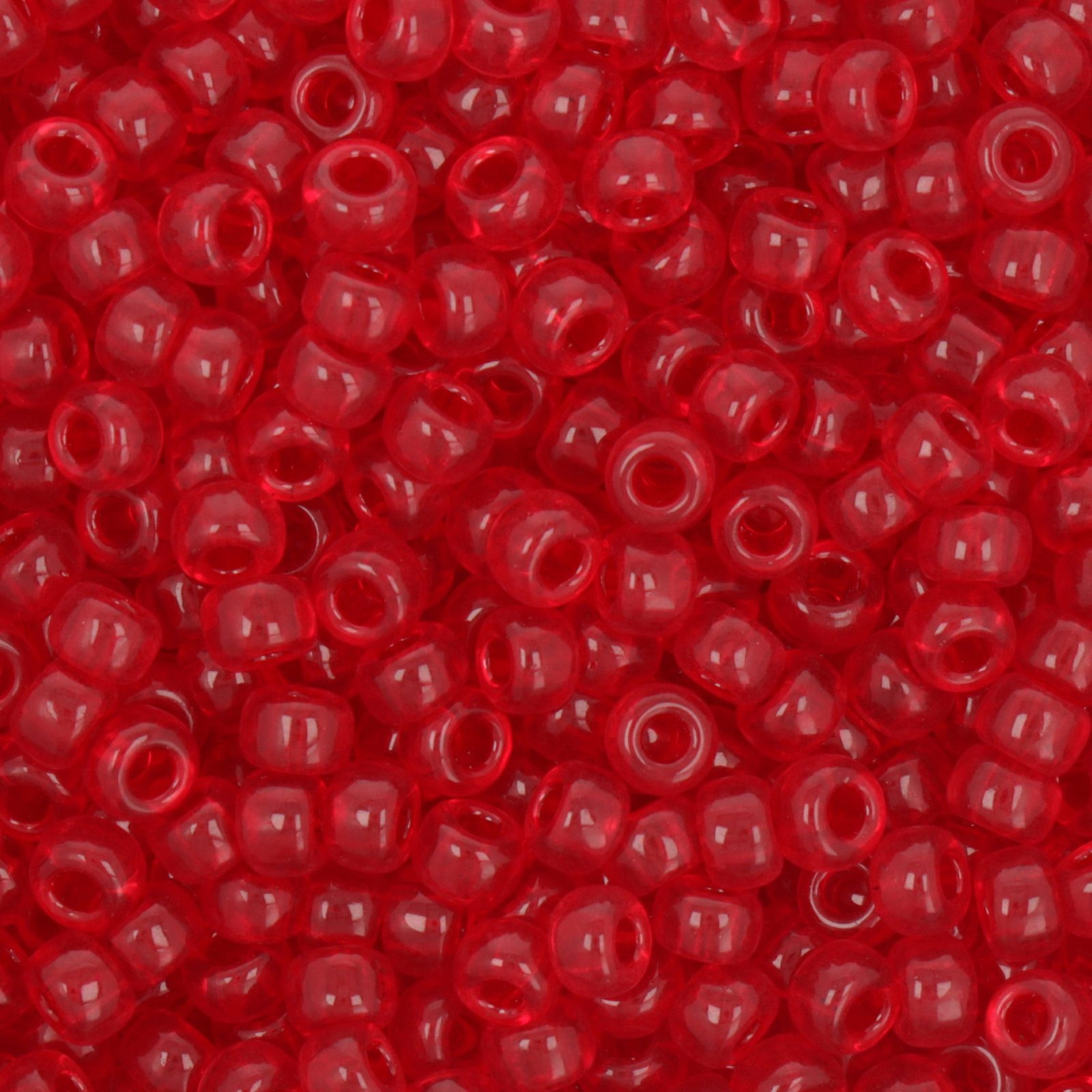 miyuki rocailles 6/0 - transparent red (141) | 10gr