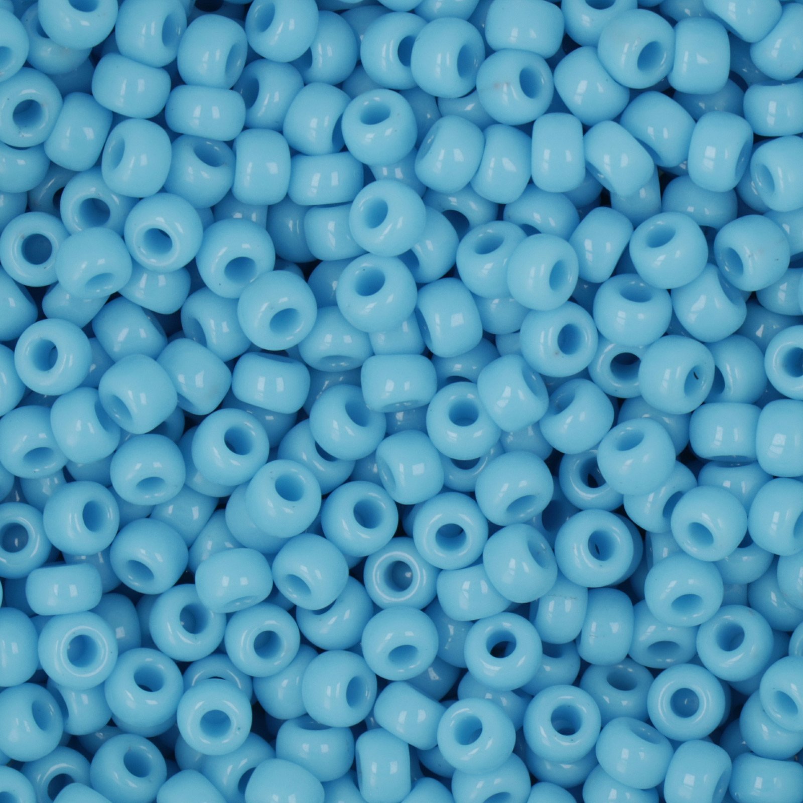 miyuki rocailles 6/0 - opaque turquoise blue (413) | 10gr
