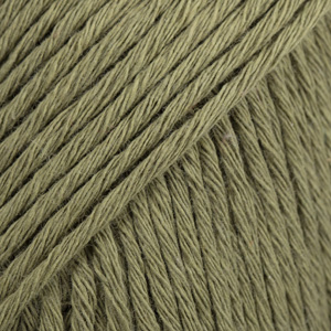 drops cotton light uni green khaki (12) - 50gr (105mt) | 1st