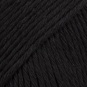 drops cotton light uni black (20) - 50gr (105mt) | 1st