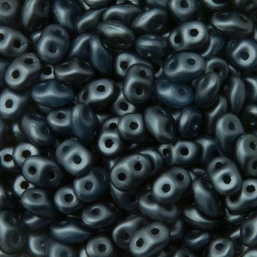 superduo seed beads 5x2,5mm - pastel montana blue | 10gr