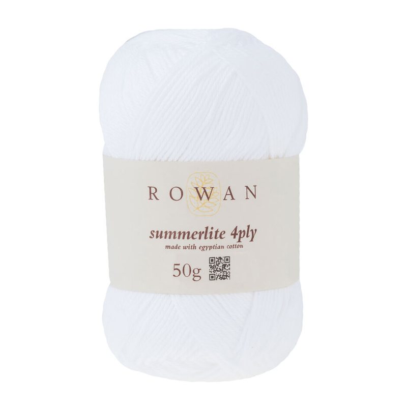 summerlite 4ply rowan - pure white (417) - 50gr (175mt) | 1pc