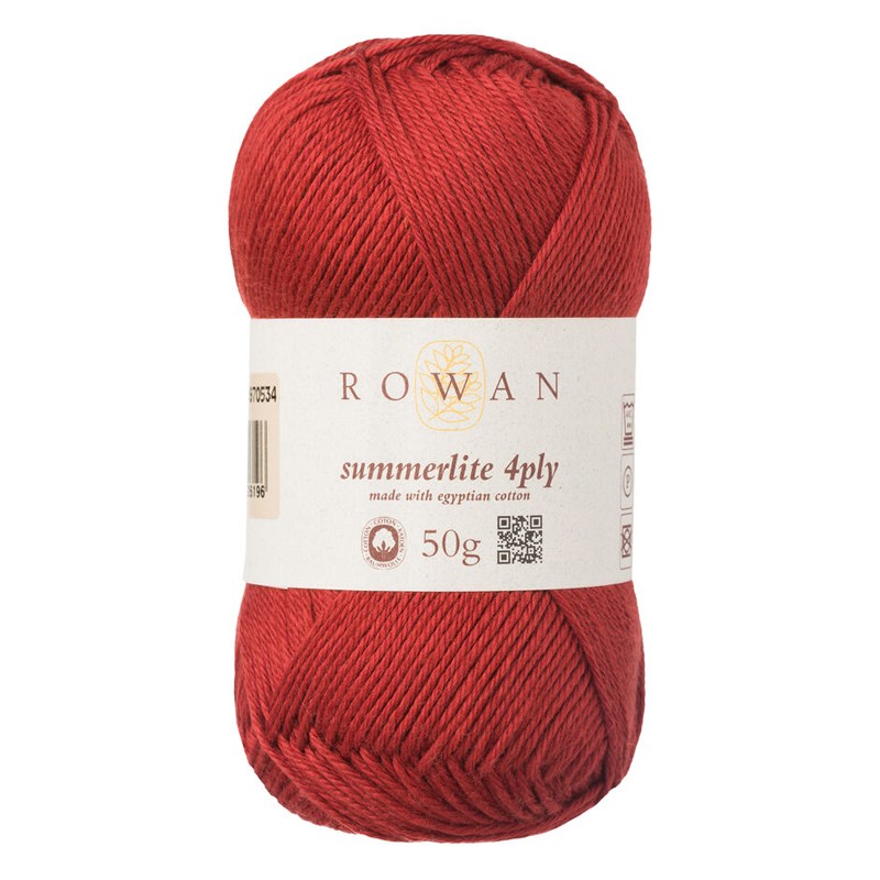summerlite 4ply rowan - rooibos (441) - 50gr (175mt) | 1st