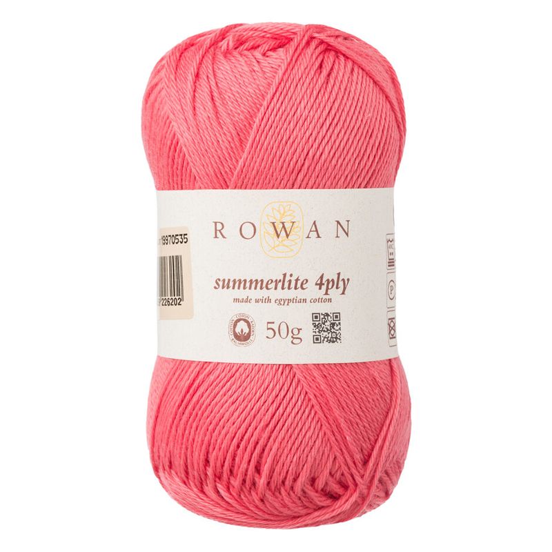 summerlite 4ply rowan - coral blush (442) - 50gr (175mt) | 1st