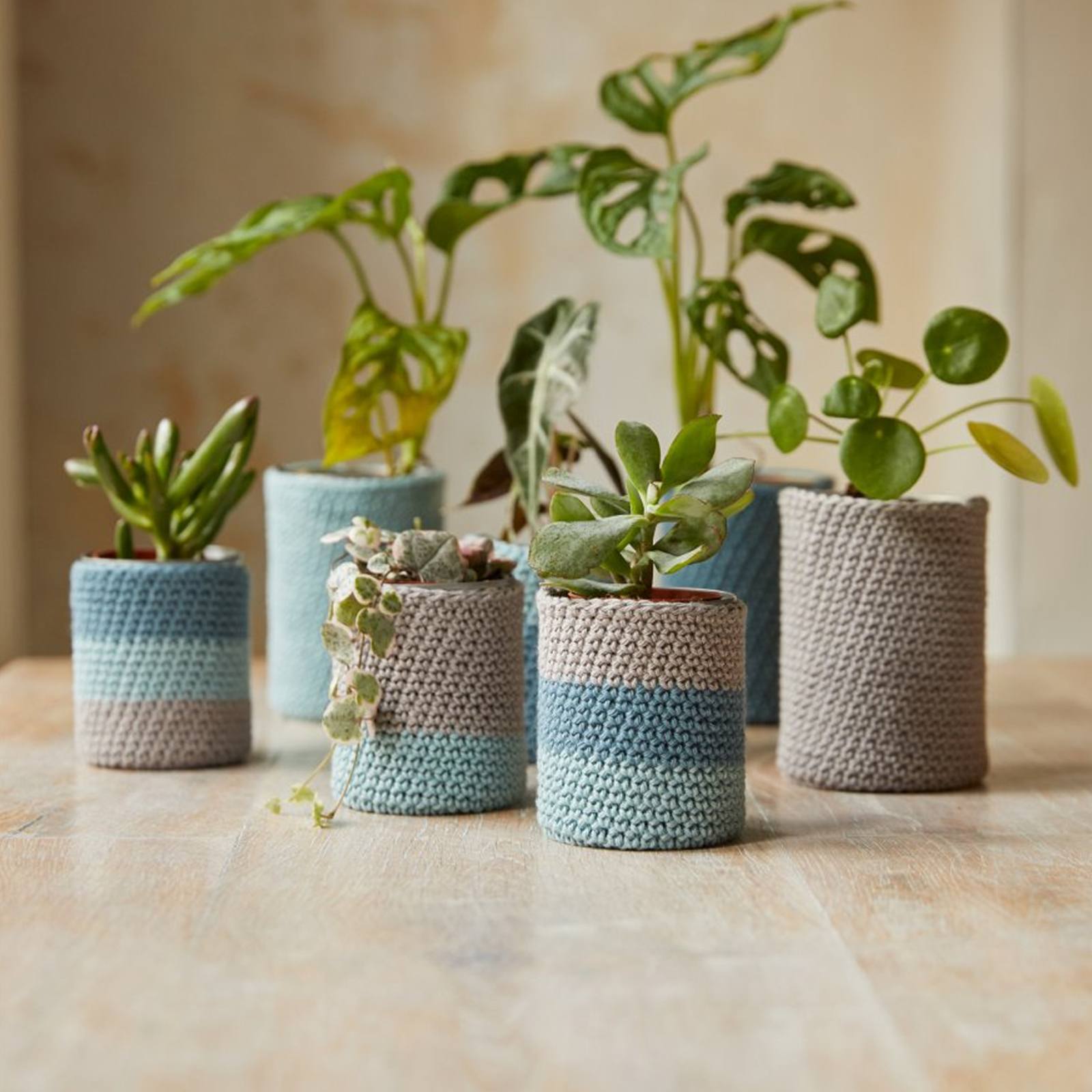 mindful making dmc - häkel-kit ich gestalte meine blumentopfe | 1st