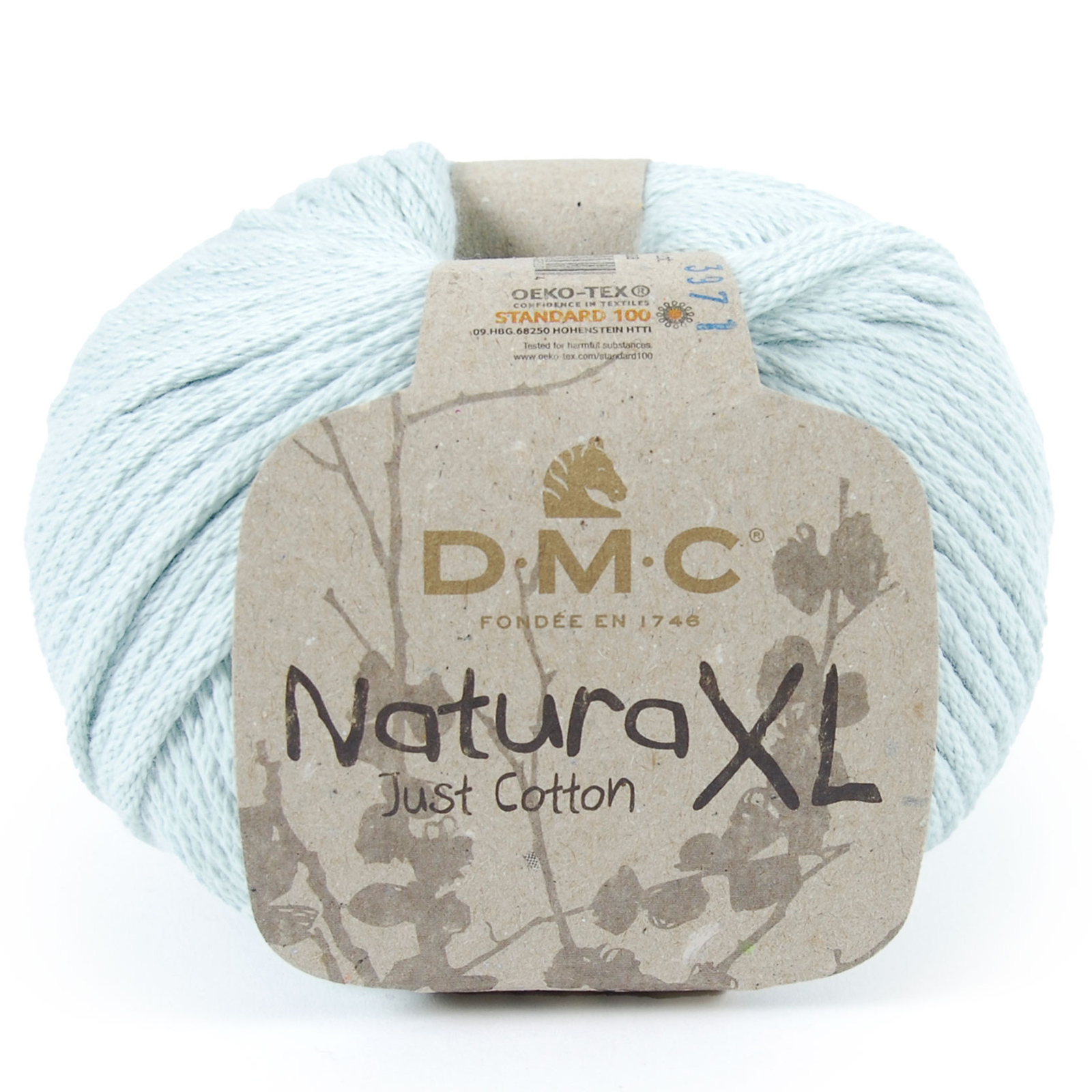 natura xl dmc yarn - aqua (73) - 100gr (75mt) | 1pc