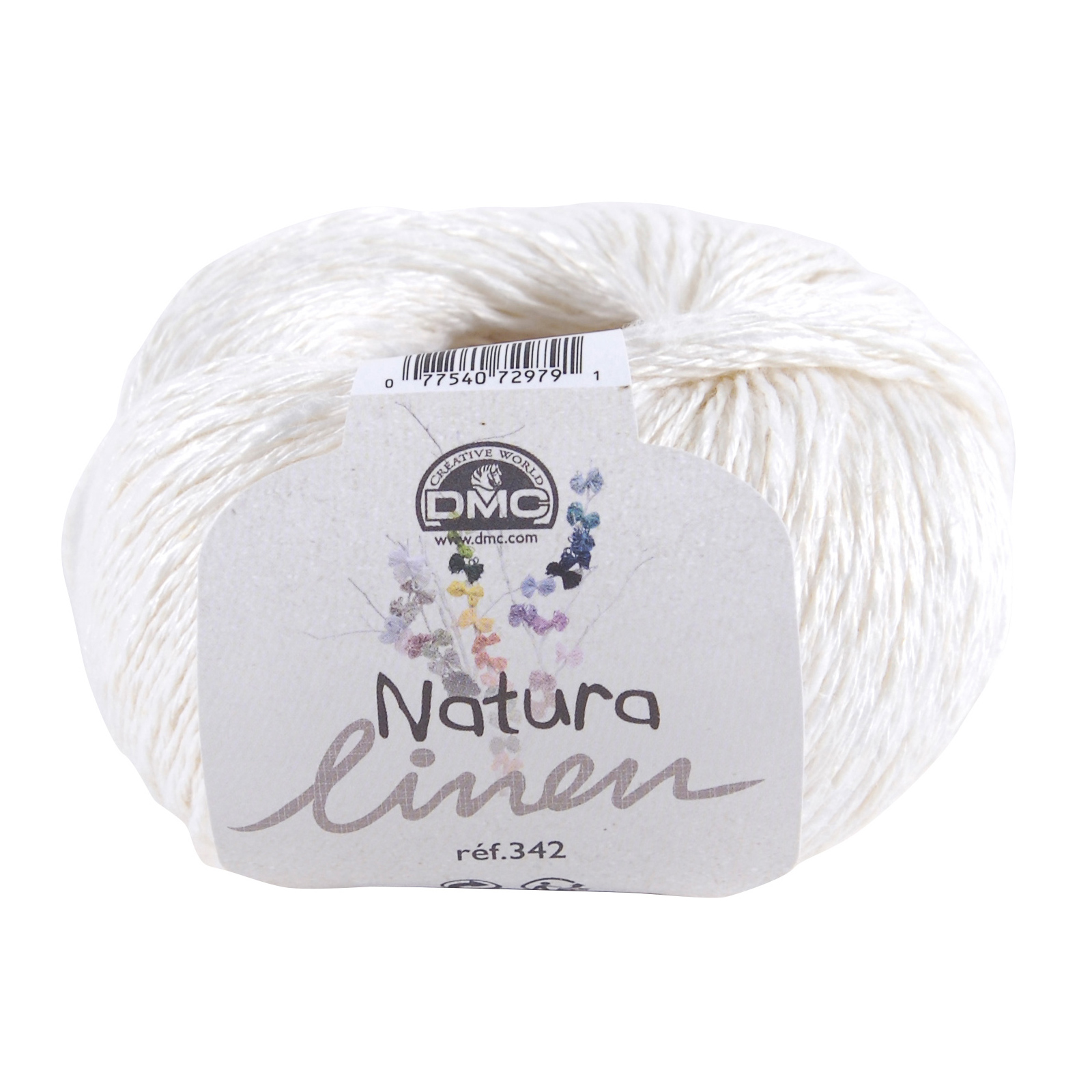 natura linen dmc blanc (1) - 50gr (150mt) | 1pc