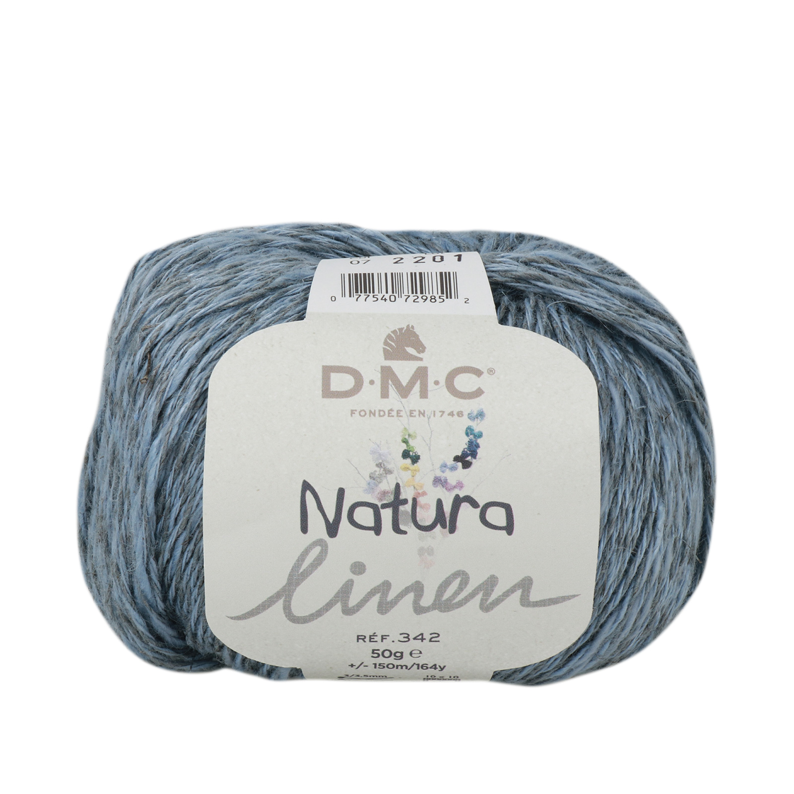 natura linen dmc azur (7) - 50gr (150mt) | 1pc