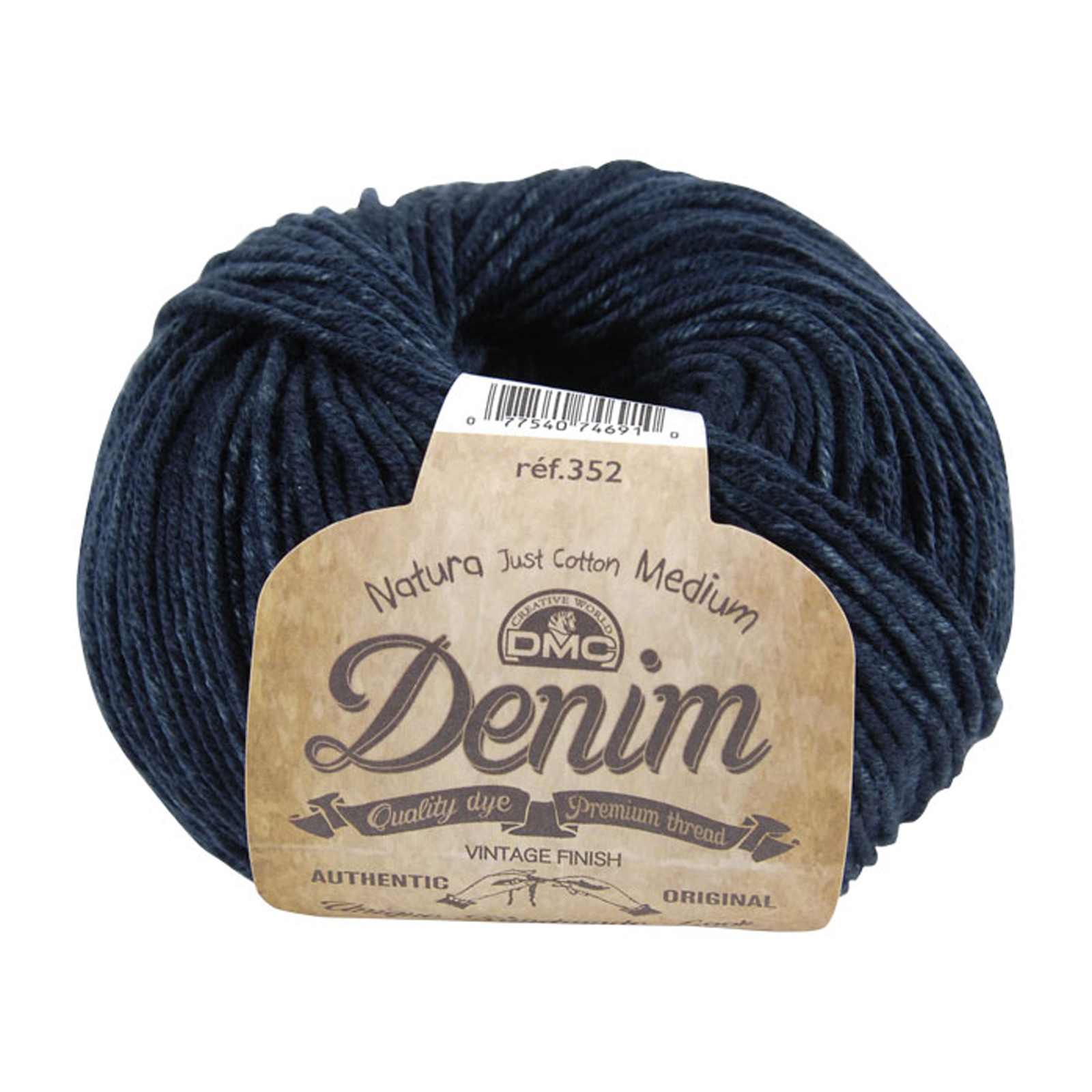 natura denim dmc dark blue (7) - 50gr (75mt) | 1pc