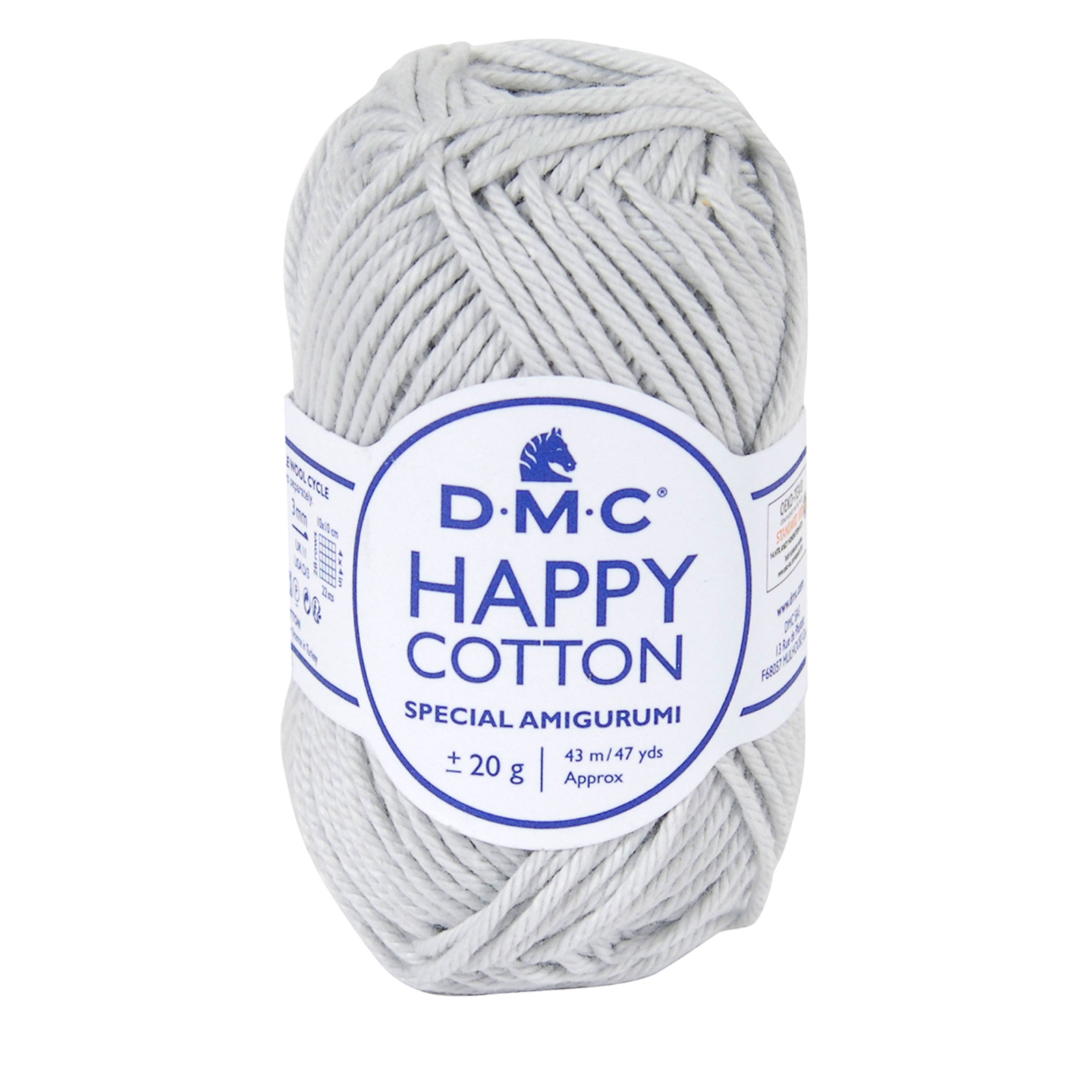 happy cotton amigurumi dmc - light grey (757) - 20gr (43mt) | 1pc