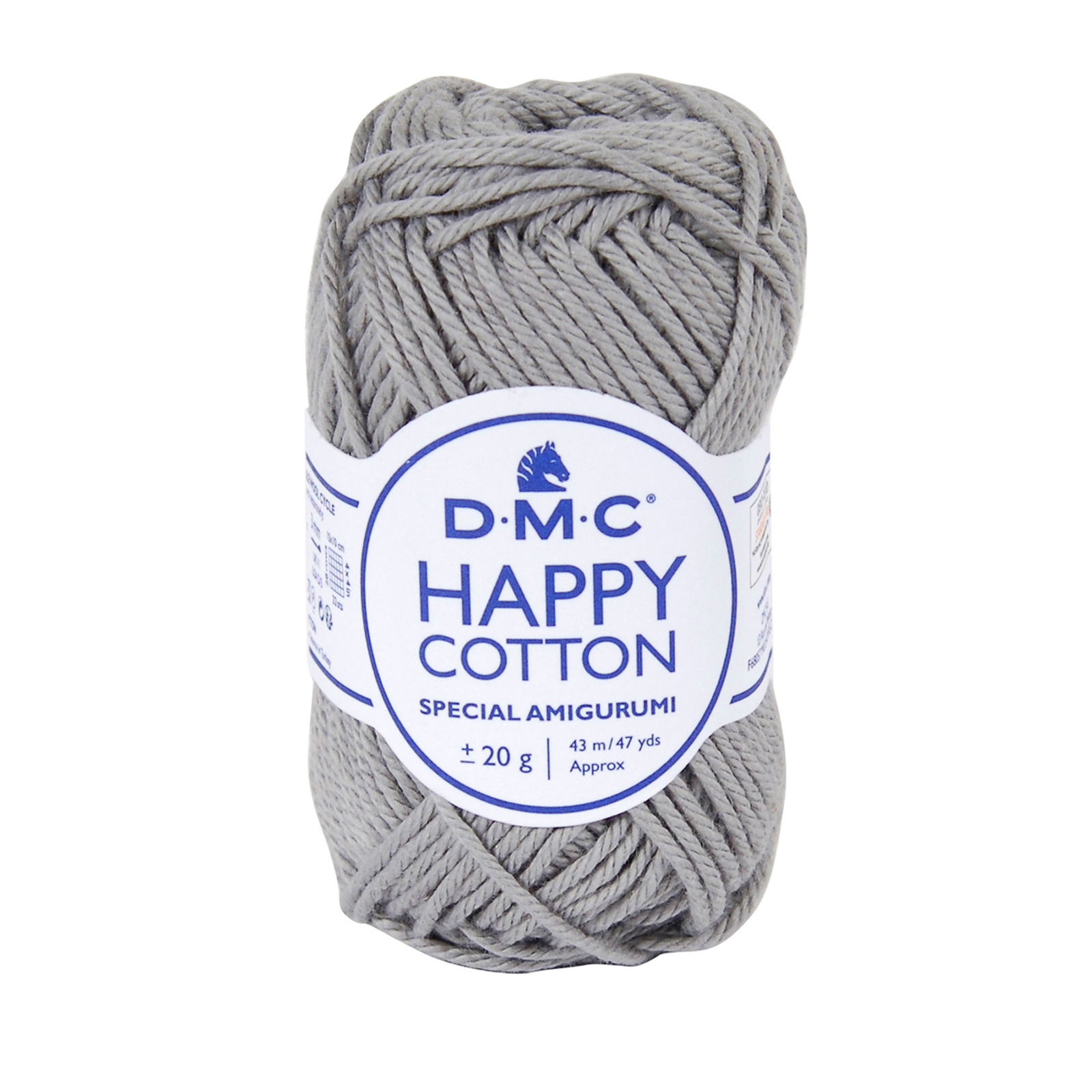 happy cotton amigurumi dmc - medium grey (759) - 20gr (43mt) | 1pc