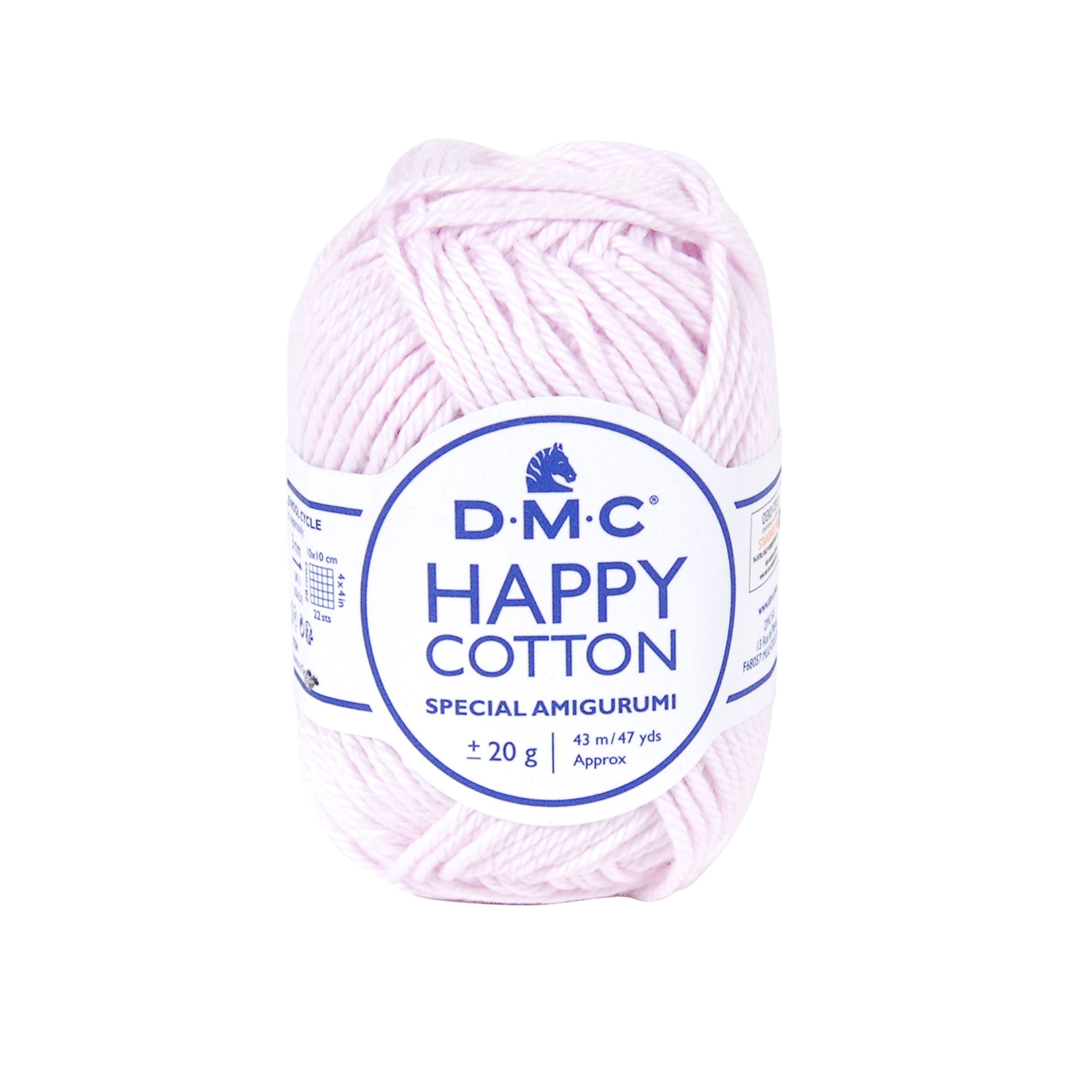 happy cotton amigurumi dmc - light pink (766) - 20gr (43mt) | 1pc
