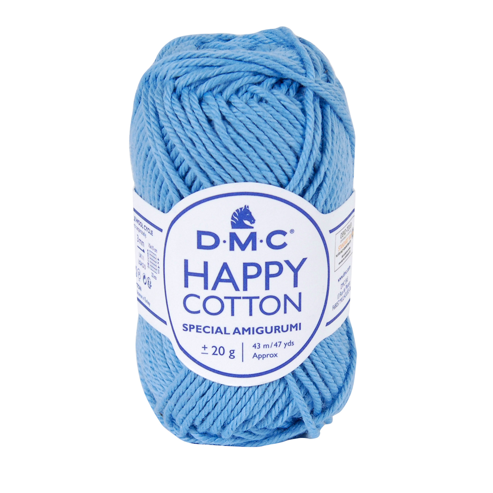 happy cotton amigurumi dmc - jeans (797) - 20gr (43mt) | 1st