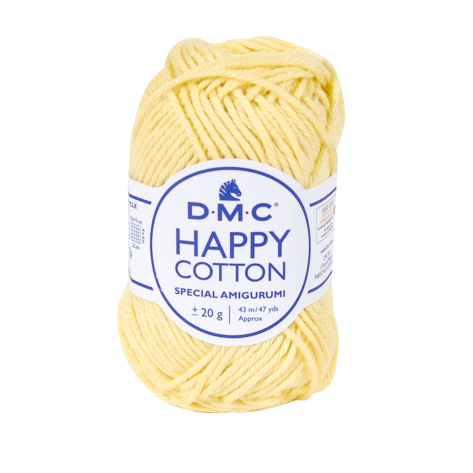 happy cotton amigurumi dmc - pale yellow (787) - 20gr (43mt) | 1pc