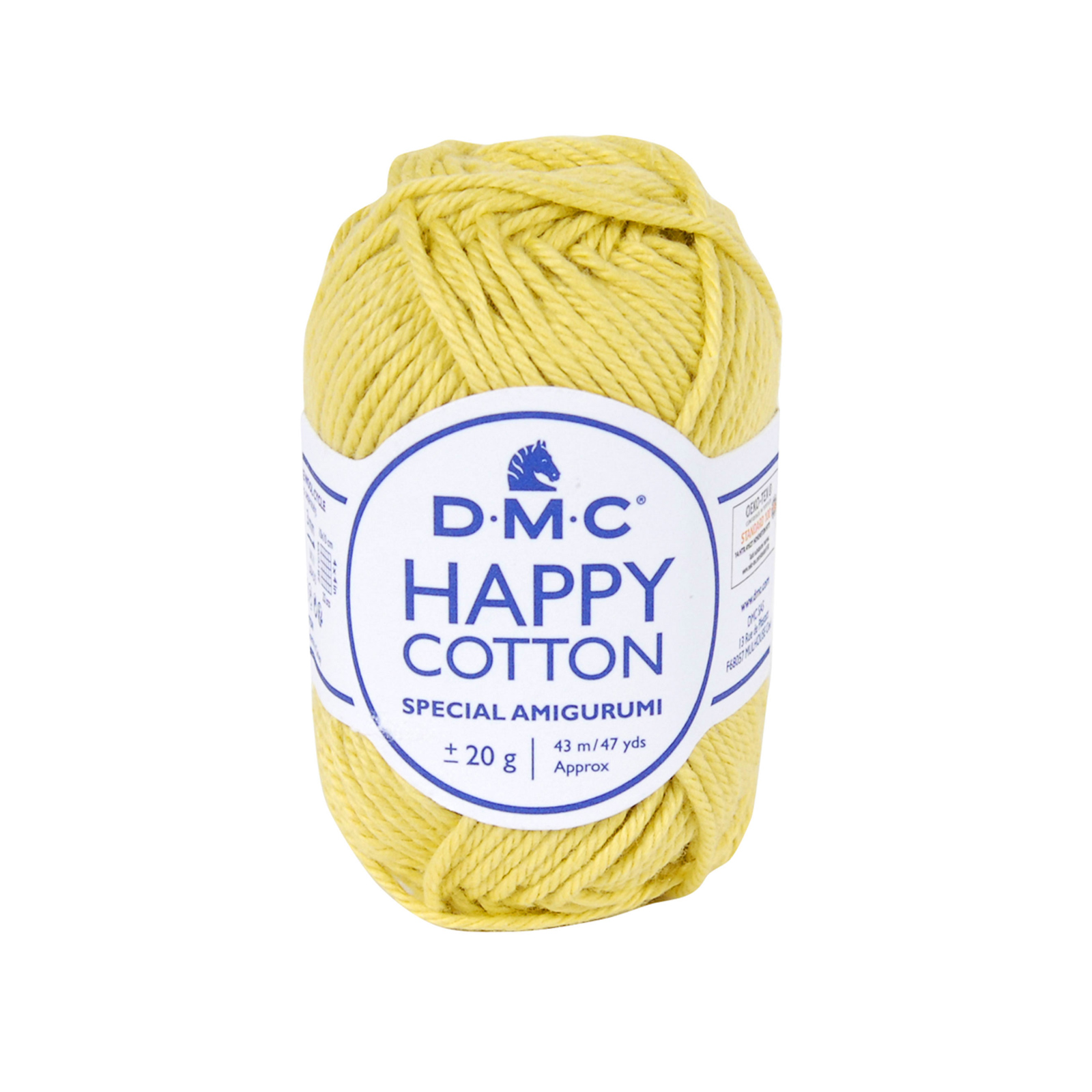 happy cotton amigurumi dmc - vintage yellow (771) - 20gr (43mt) | 1pc