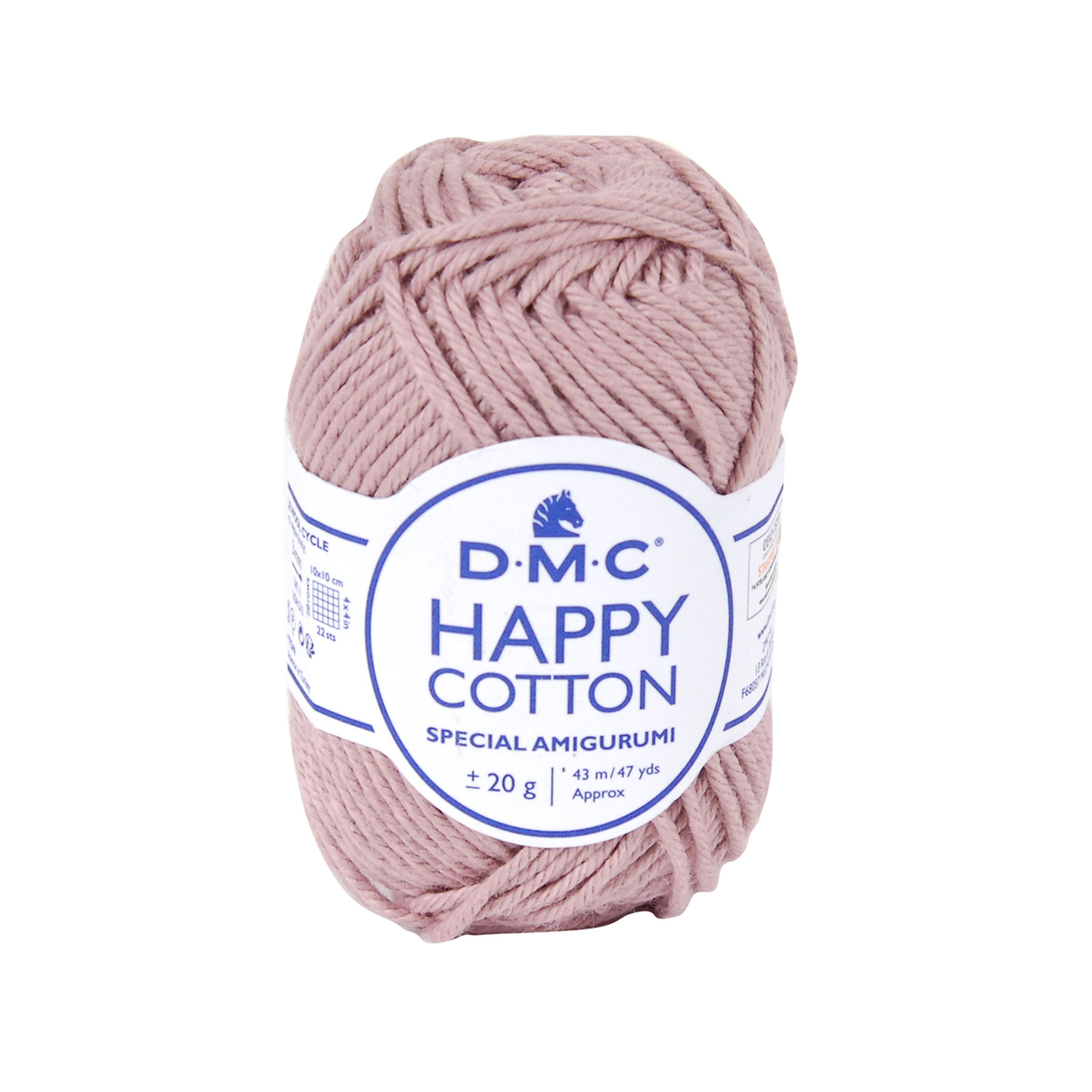 happy cotton amigurumi dmc - vintage pink (768) - 20gr (43mt) | 1pc