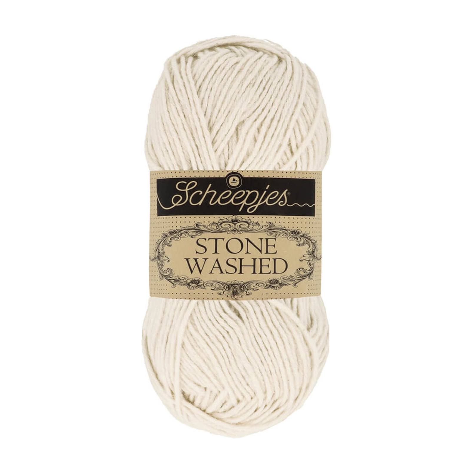scheepjes stone washed - moon stone (801) - 50gr (130mt) | 1st
