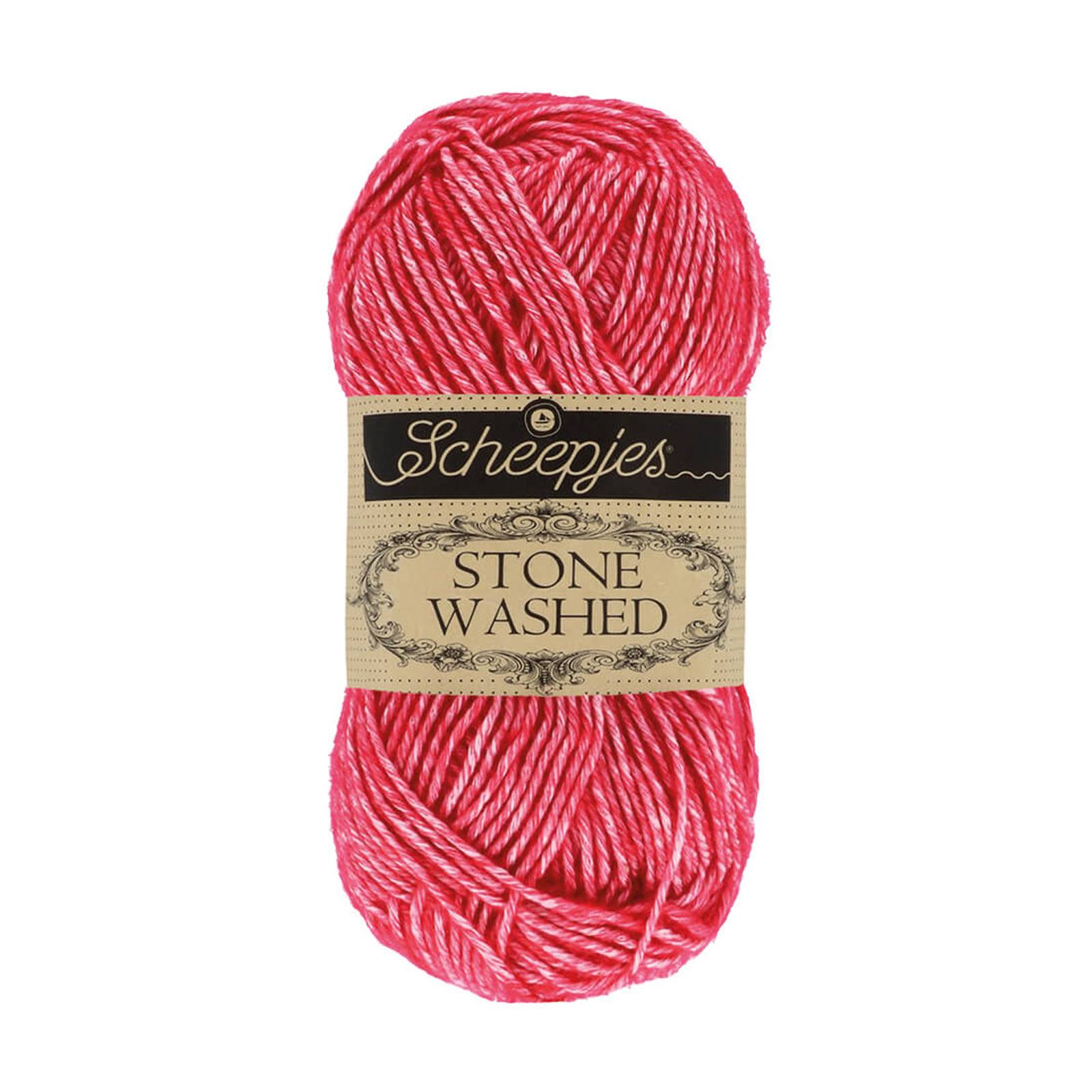 scheepjes stone washed - red jasper (807) - 50gr (130mt) | 1st