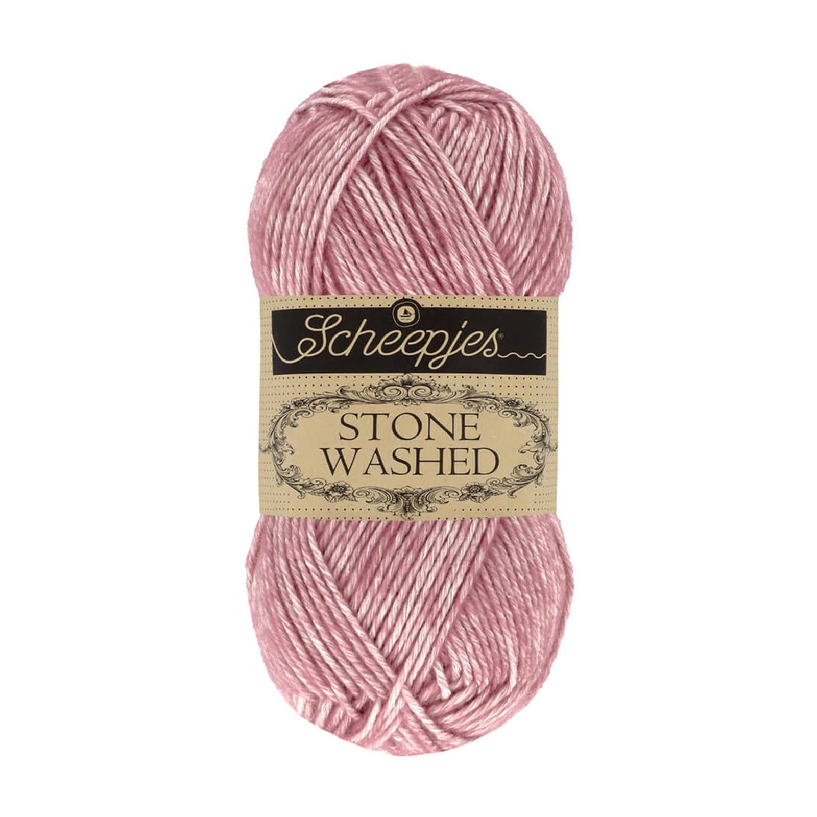 scheepjes stone washed - curundum ruby (808) - 50gr (130mt) | 1pc