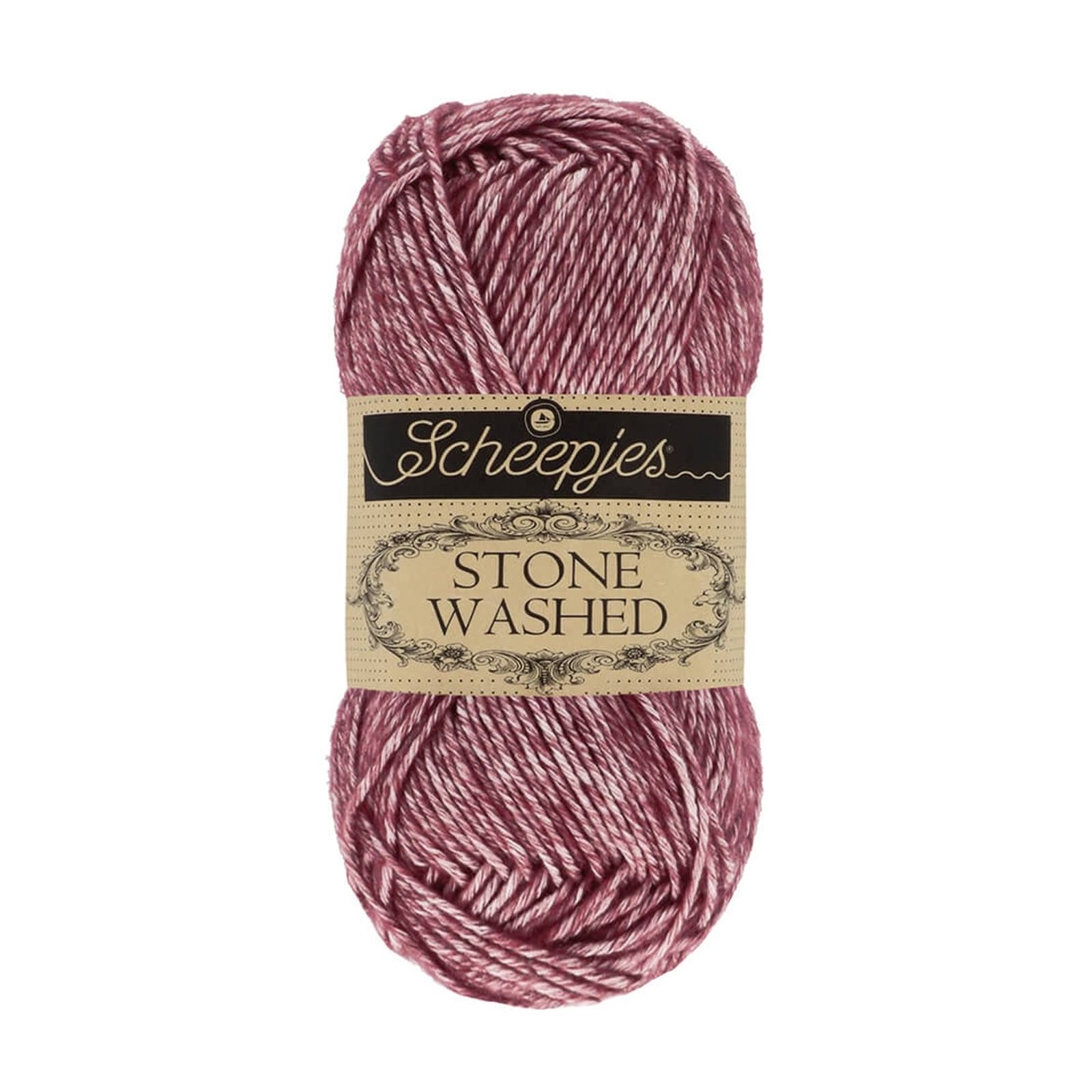 scheepjes stone washed - garnet (810) - 50gr (130mt) | 1st