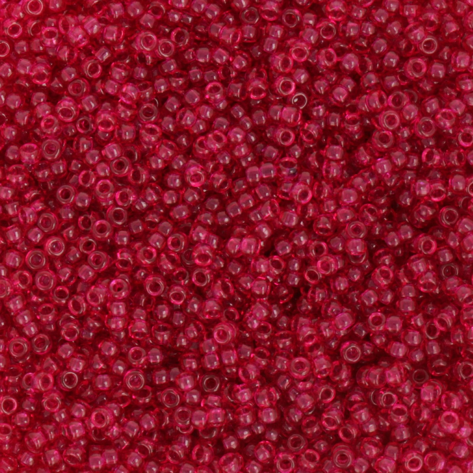miyuki rocailles 11/0 - dyed transparant fuchsia (1406) | 10gr
