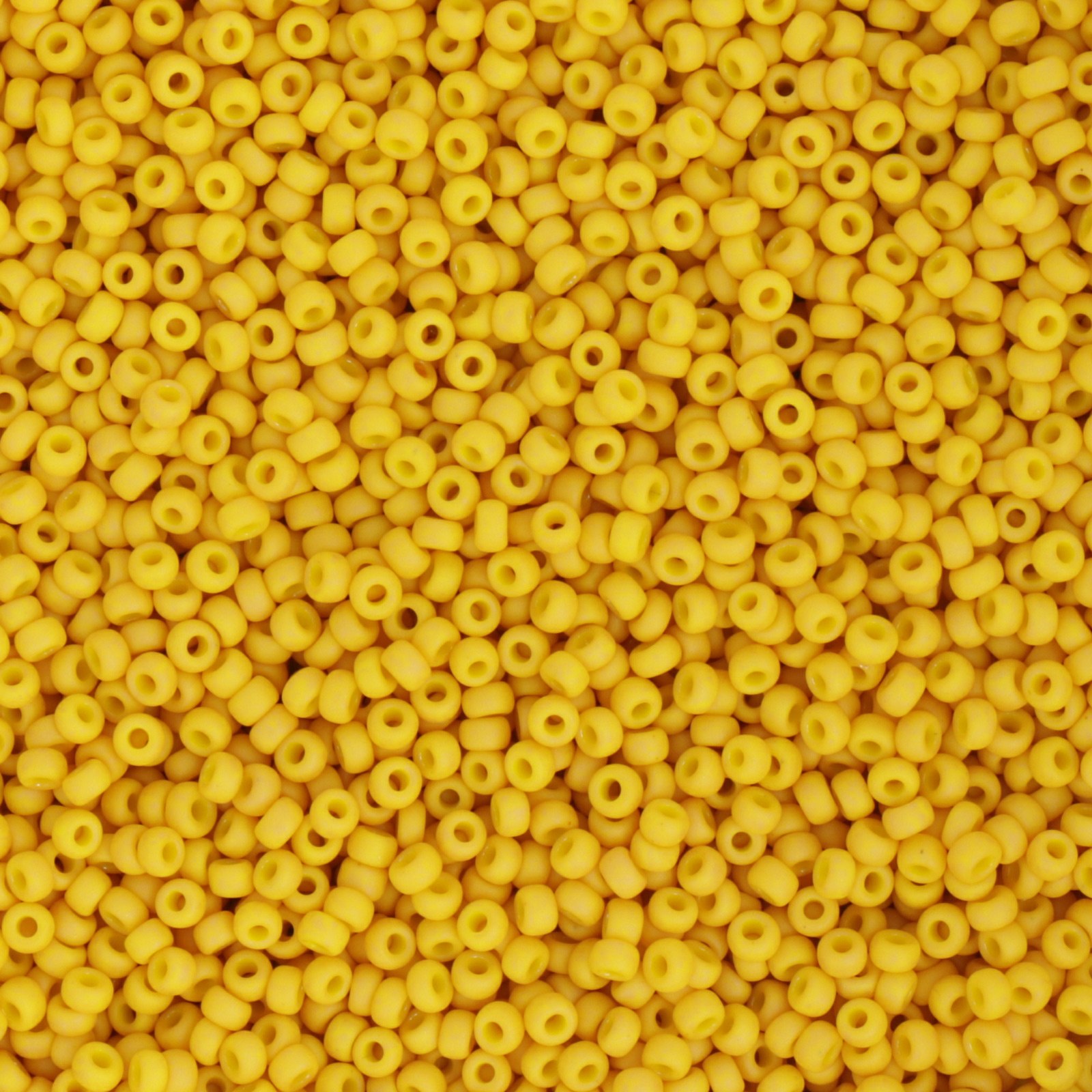 miyuki rocailles 11/0 - matted opaque canary (2311) | 10gr