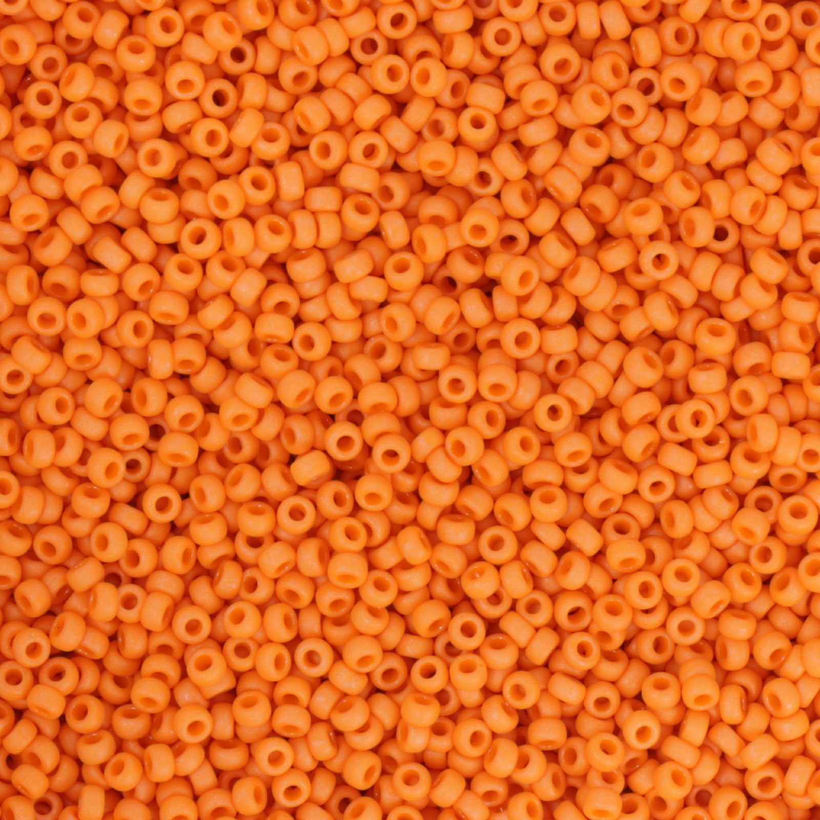 miyuki rocailles 11/0 - matted opaque salmon orange (2313) | 10gr