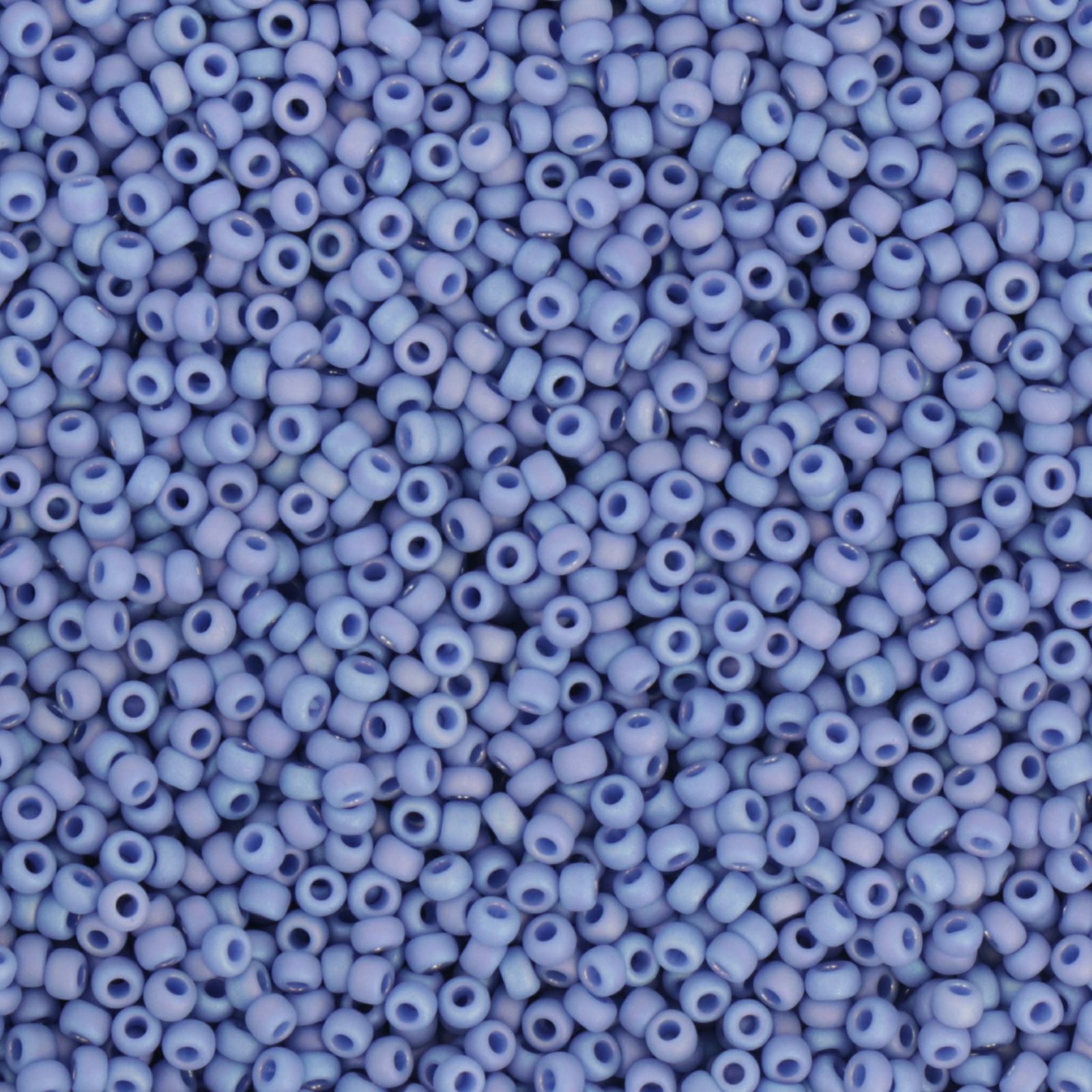 miyuki rocailles 11/0 - opaque glazed frosted rainbow soft blue (4704) | 10gr