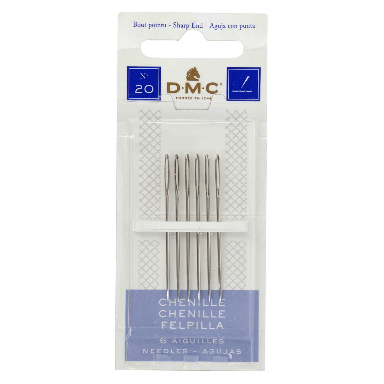 chenille sticken-nähnadel dmc größe 20 - 6st | 1st