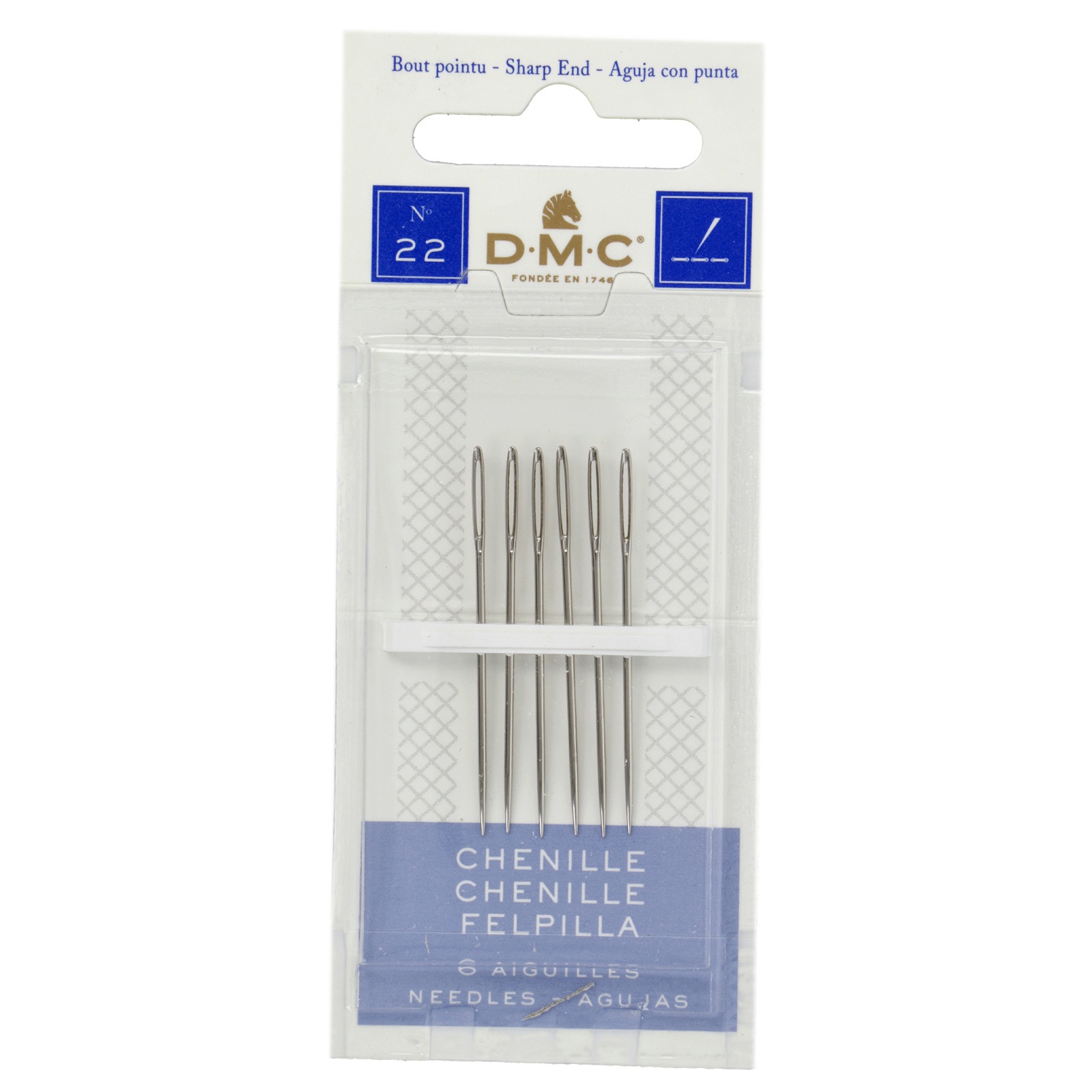 chenille sticken-nähnadel dmc größe 22 - 6st | 1st