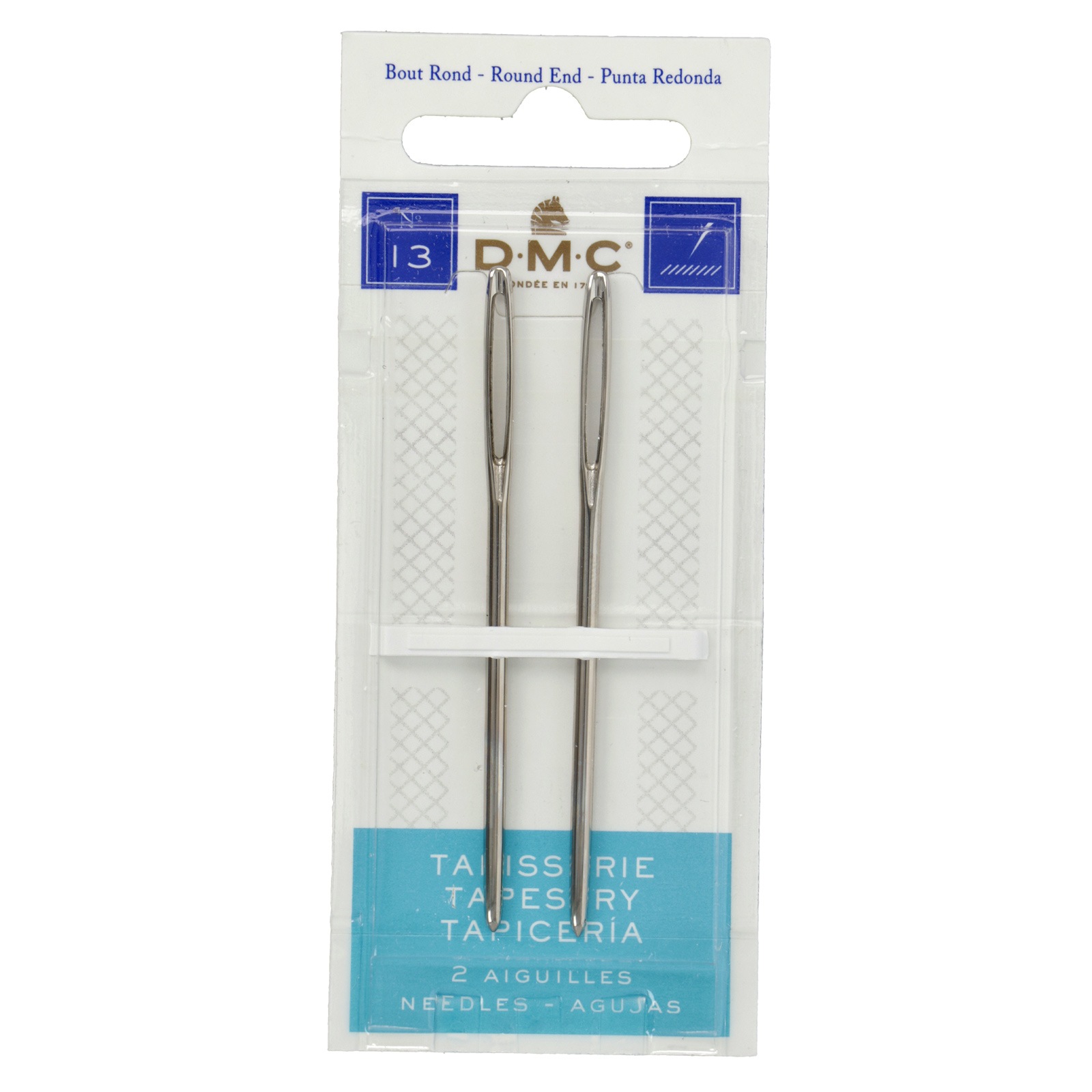 dmc round end tapestry needles - size 13 - 2pcs package | 1pc