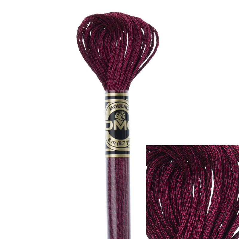 embroidery cotton mouliné light effect dmc - e3685 - 8mt | 1pc