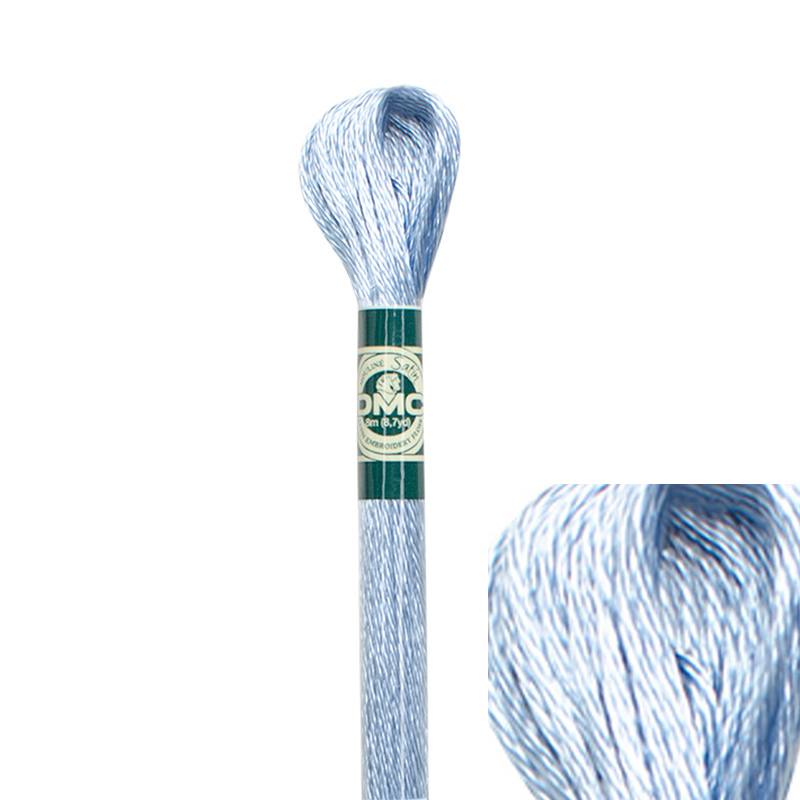 stickgarn mouliné satin dmc - s800 - 8mt | 1st